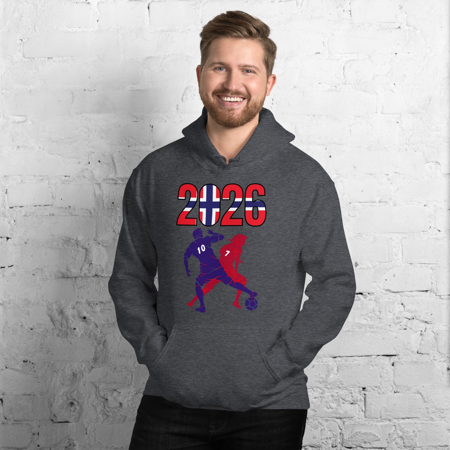 Norway World Cup 2026 Fitted Hoodie | Smart_Tackle