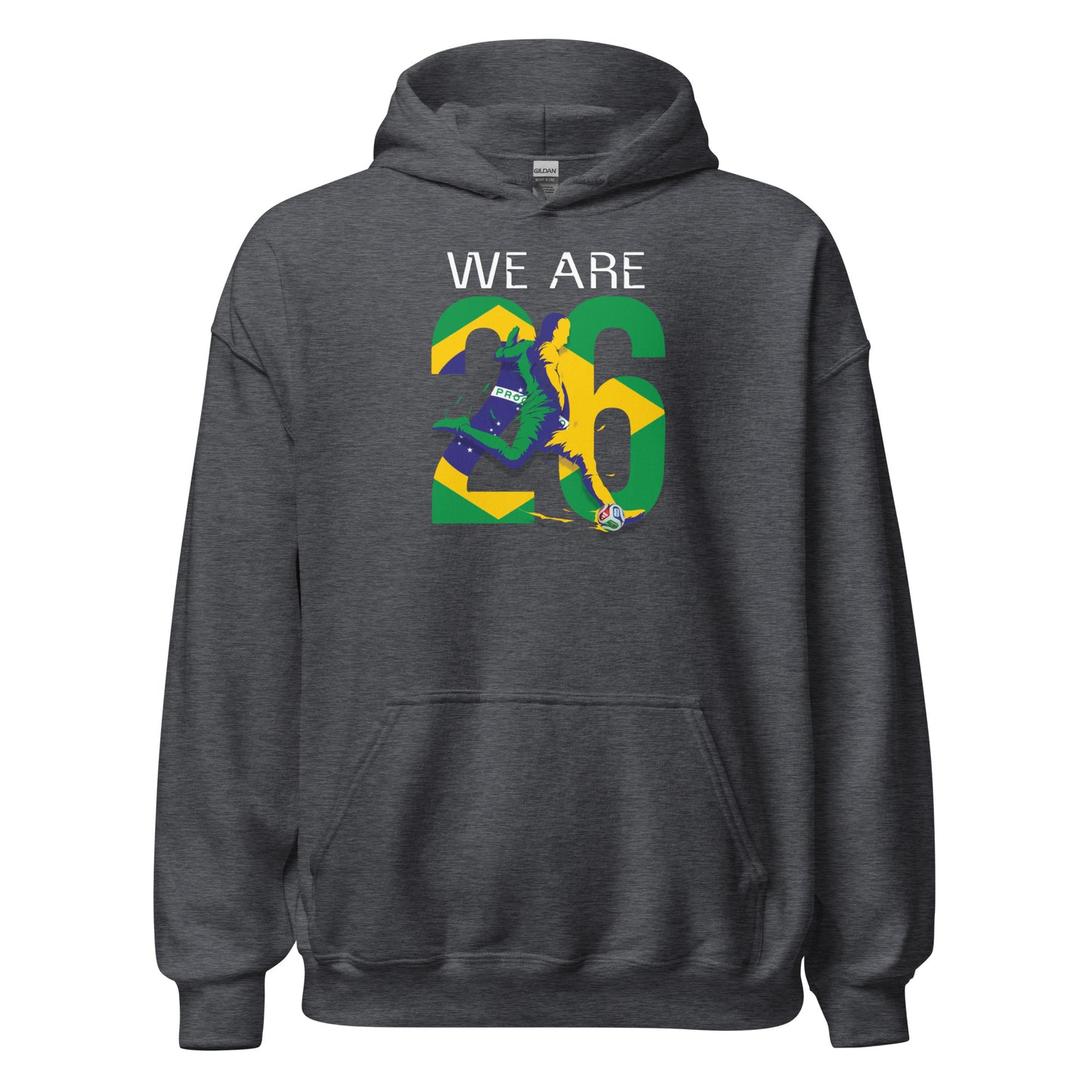 Brazil World Cup 2026 Fitted Hoodie | We_Are_26