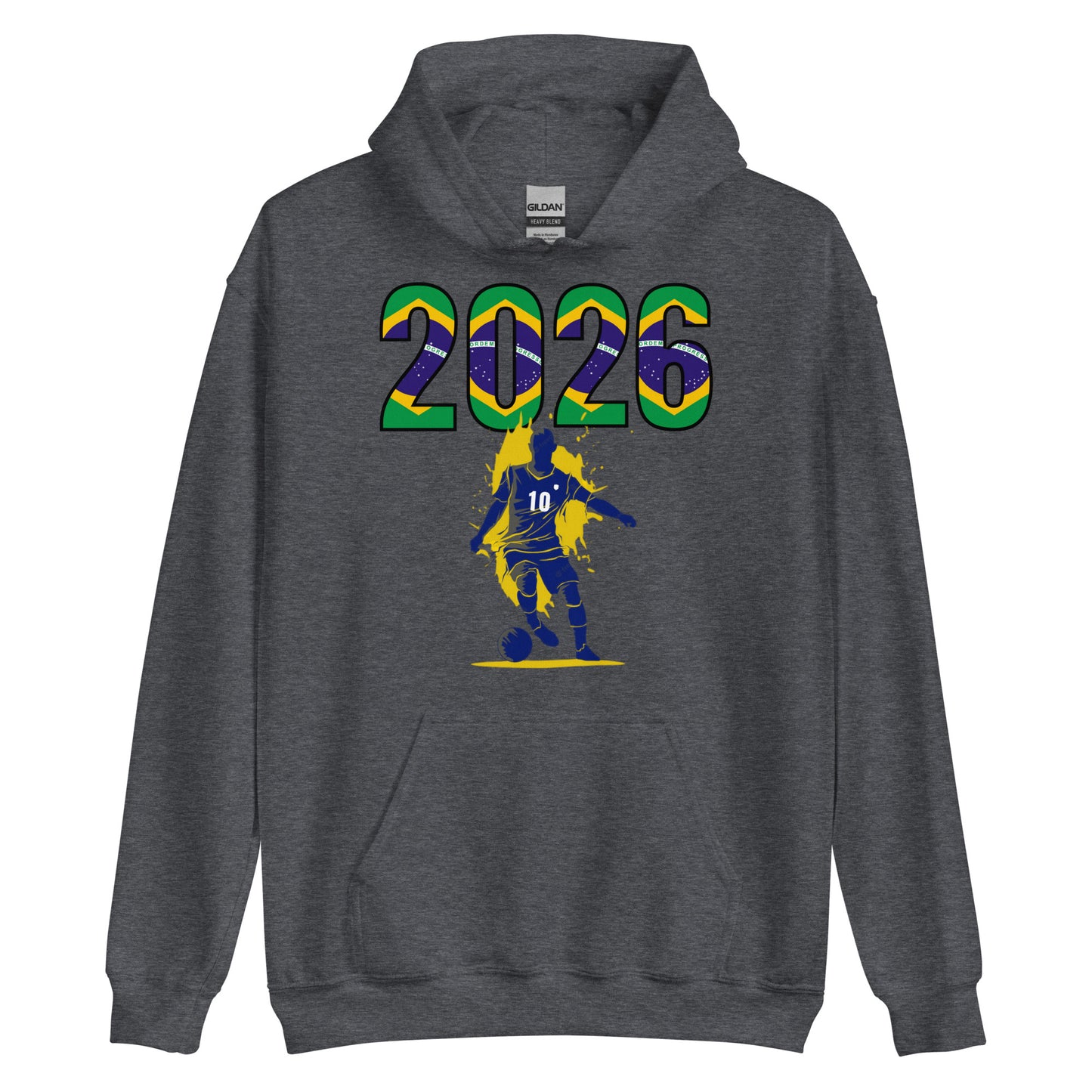 Brazil World Cup 2026 Fitted Hoodie | Slick_Move_BL