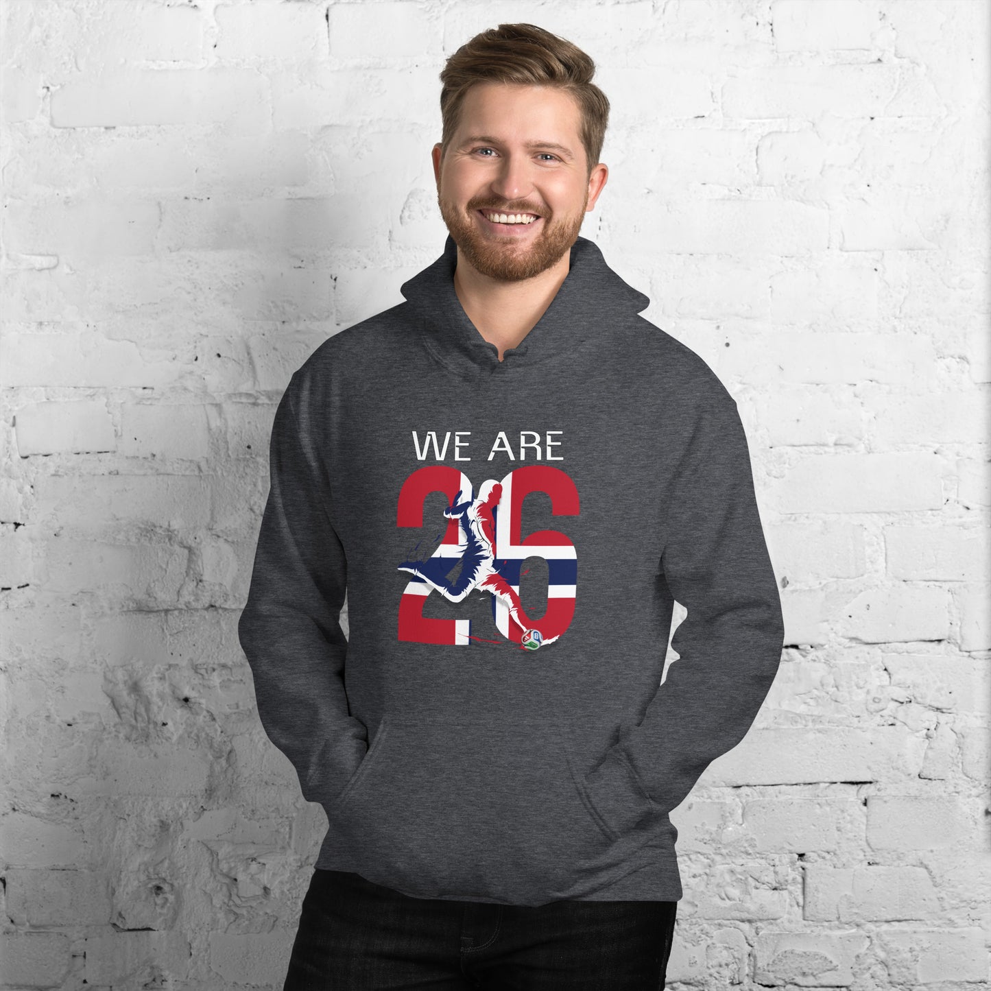 Norway World Cup 2026 Fitted Hoodie | We_Are_26