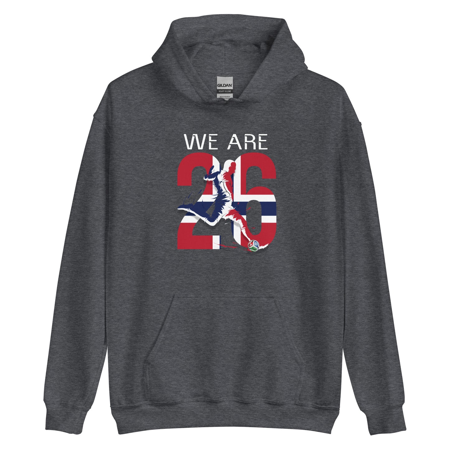 Norway World Cup 2026 Fitted Hoodie | We_Are_26