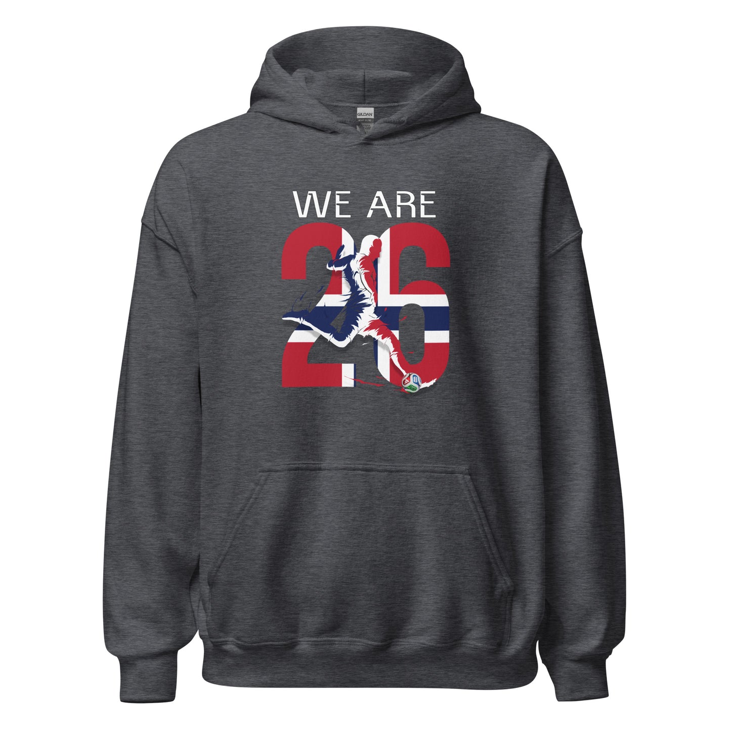 Norway World Cup 2026 Fitted Hoodie | We_Are_26