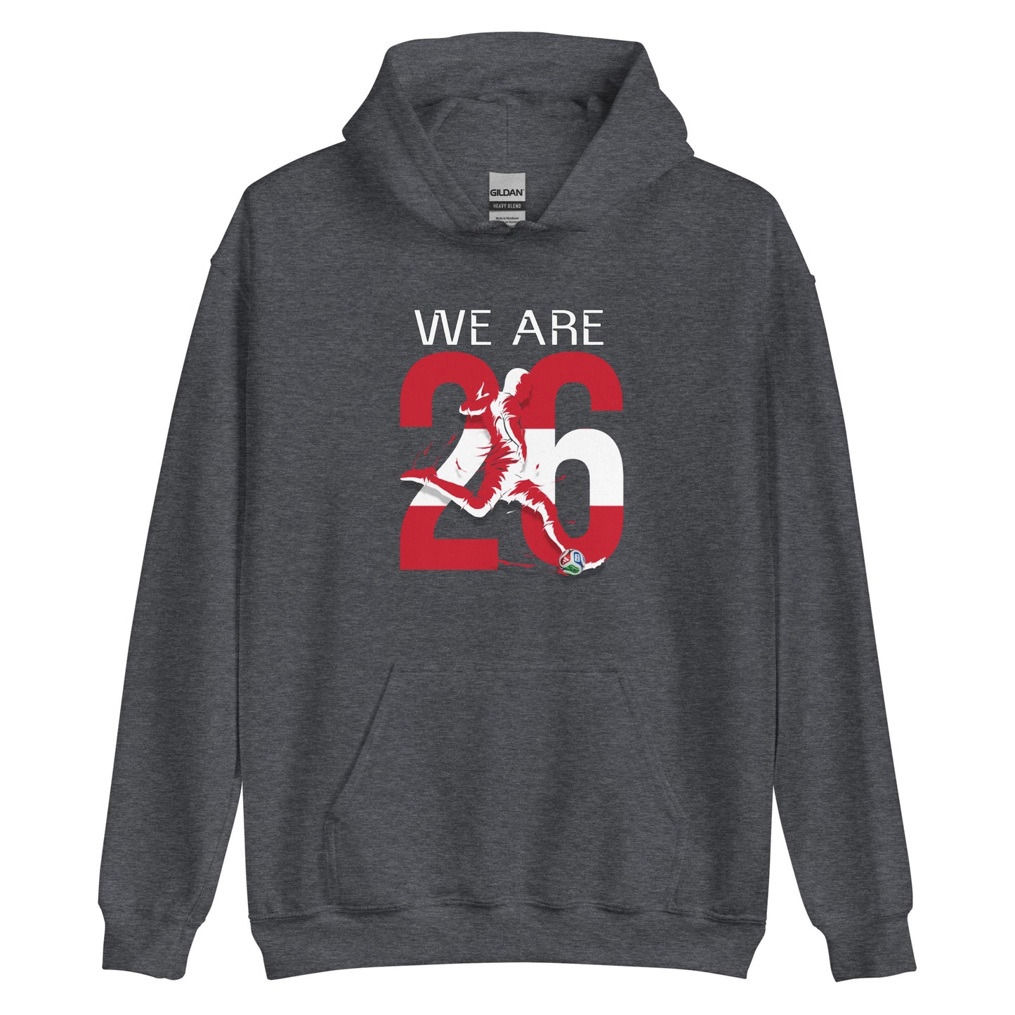 Austria World Cup 2026 Fitted Hoodie | We_Are_26
