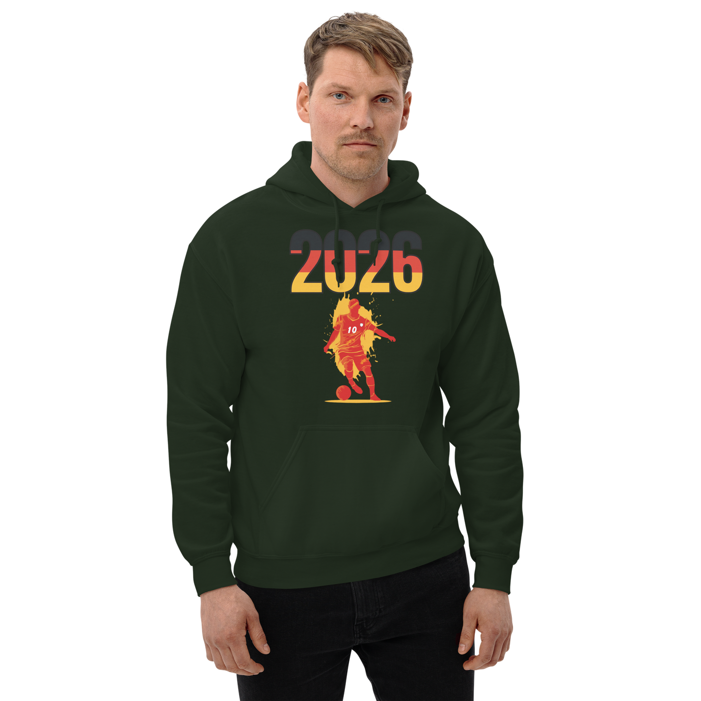 Germany World Cup 2026 Fitted Hoodie | Slick_Move_RD