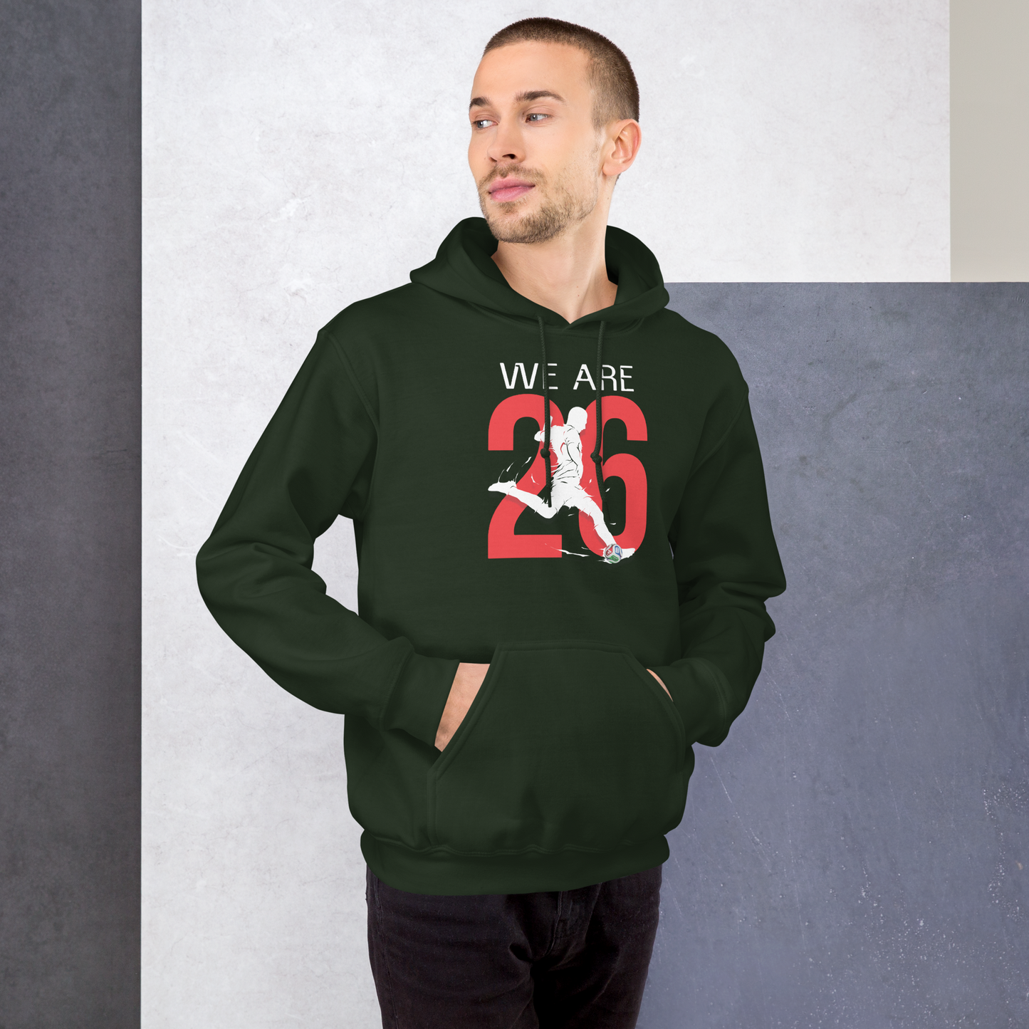 Canada World Cup 2026 Fitted Hoodie | We_Are_26