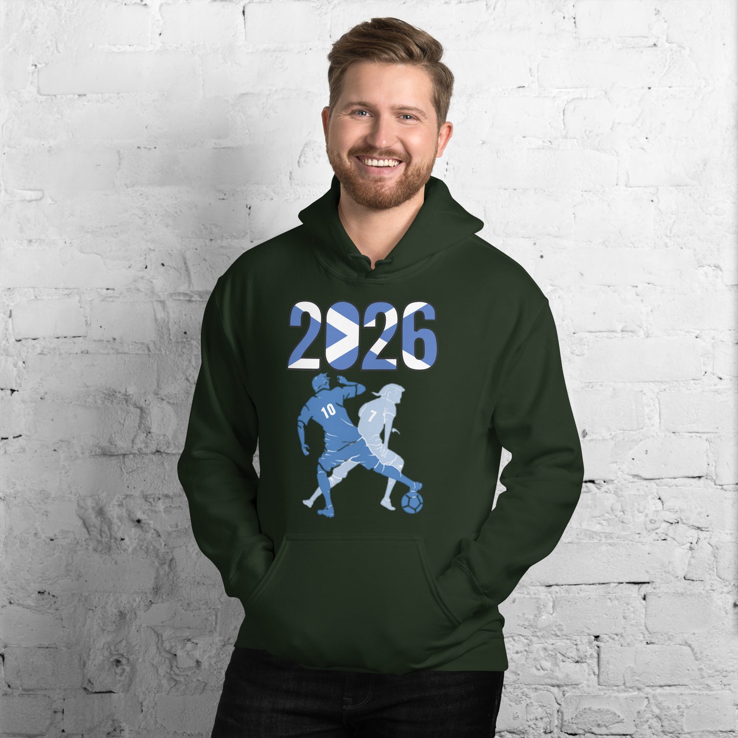 Scotland World Cup 2026 Fitted Hoodie | Smart_Tackle