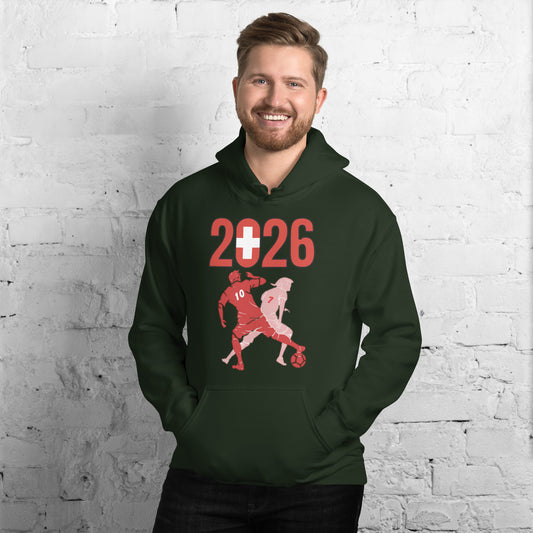 Switzerland World Cup 2026 Fitted Hoodie | Smart_Tackle