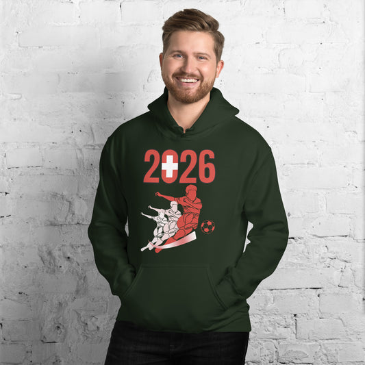 Switzerland World Cup 2026 Fitted Hoodie | Rising_Jist