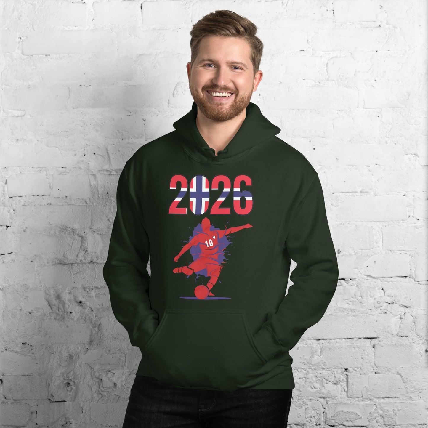 Norway World Cup 2026 Fitted Hoodie | Lets Play_RD