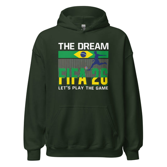 Brazil World Cup 2026 Fitted Hoodie | The_Dream