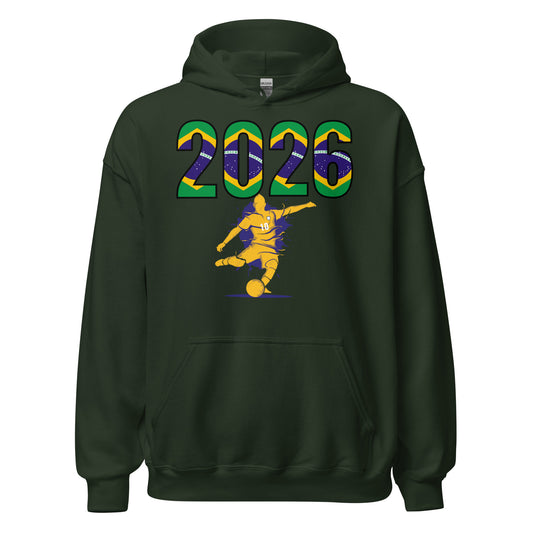 Brazil World Cup 2026 Fitted Hoodie | Let's_Play_GLD