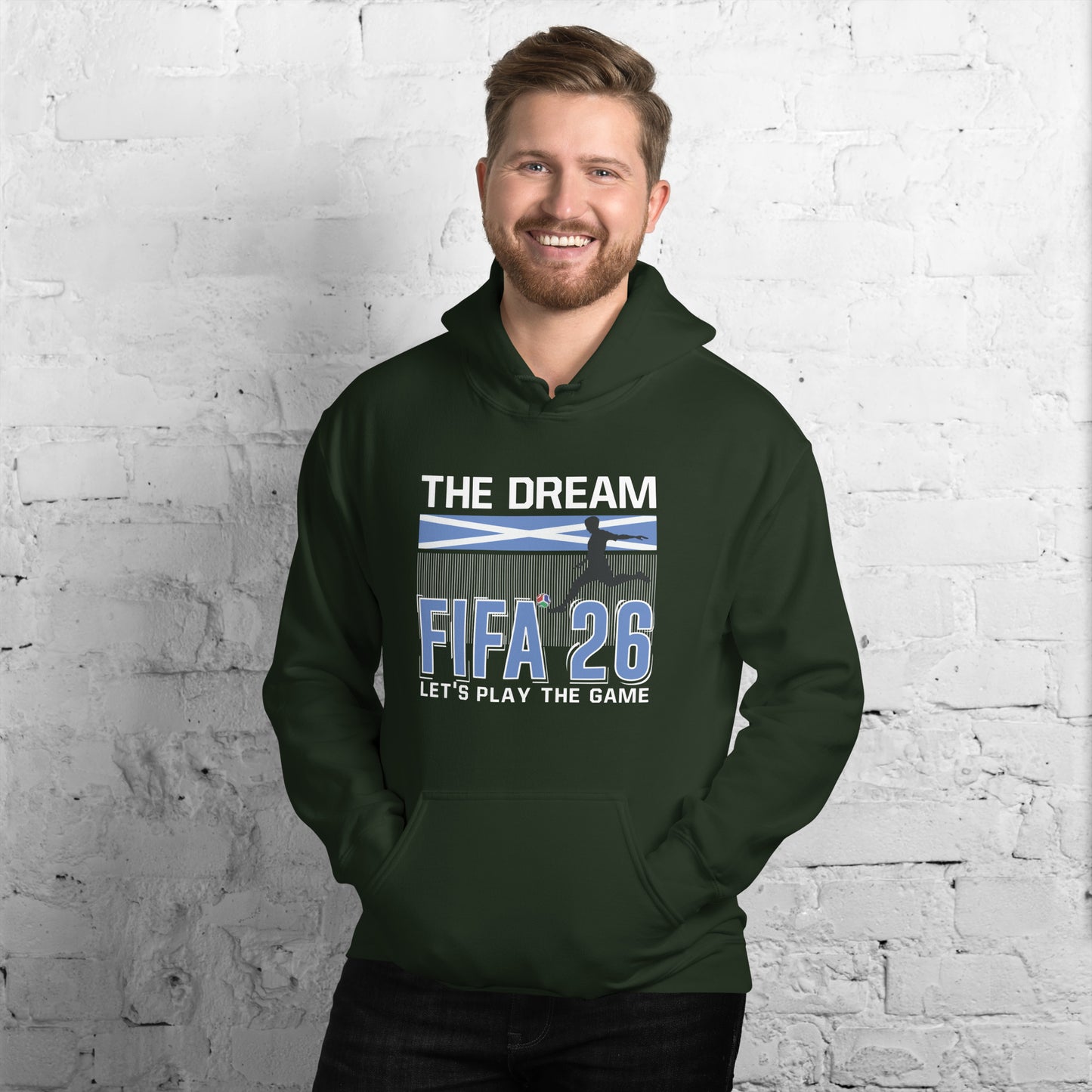 Scotland World Cup 2026 Fitted Hoodie | The_Dream