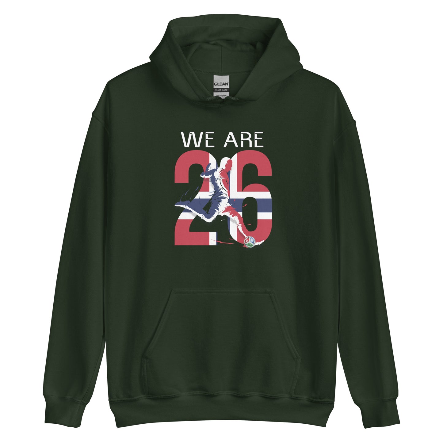 Norway World Cup 2026 Fitted Hoodie | We_Are_26