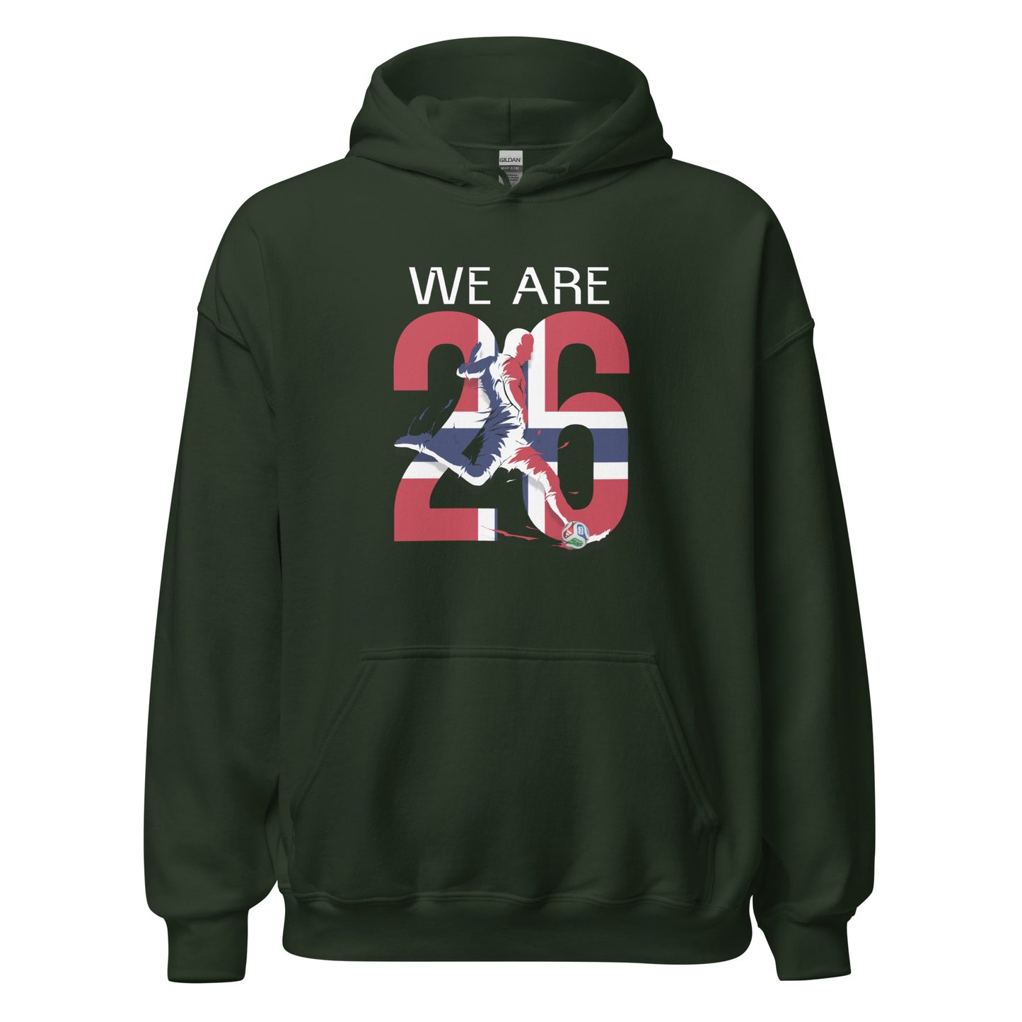 Norway World Cup 2026 Fitted Hoodie | We_Are_26