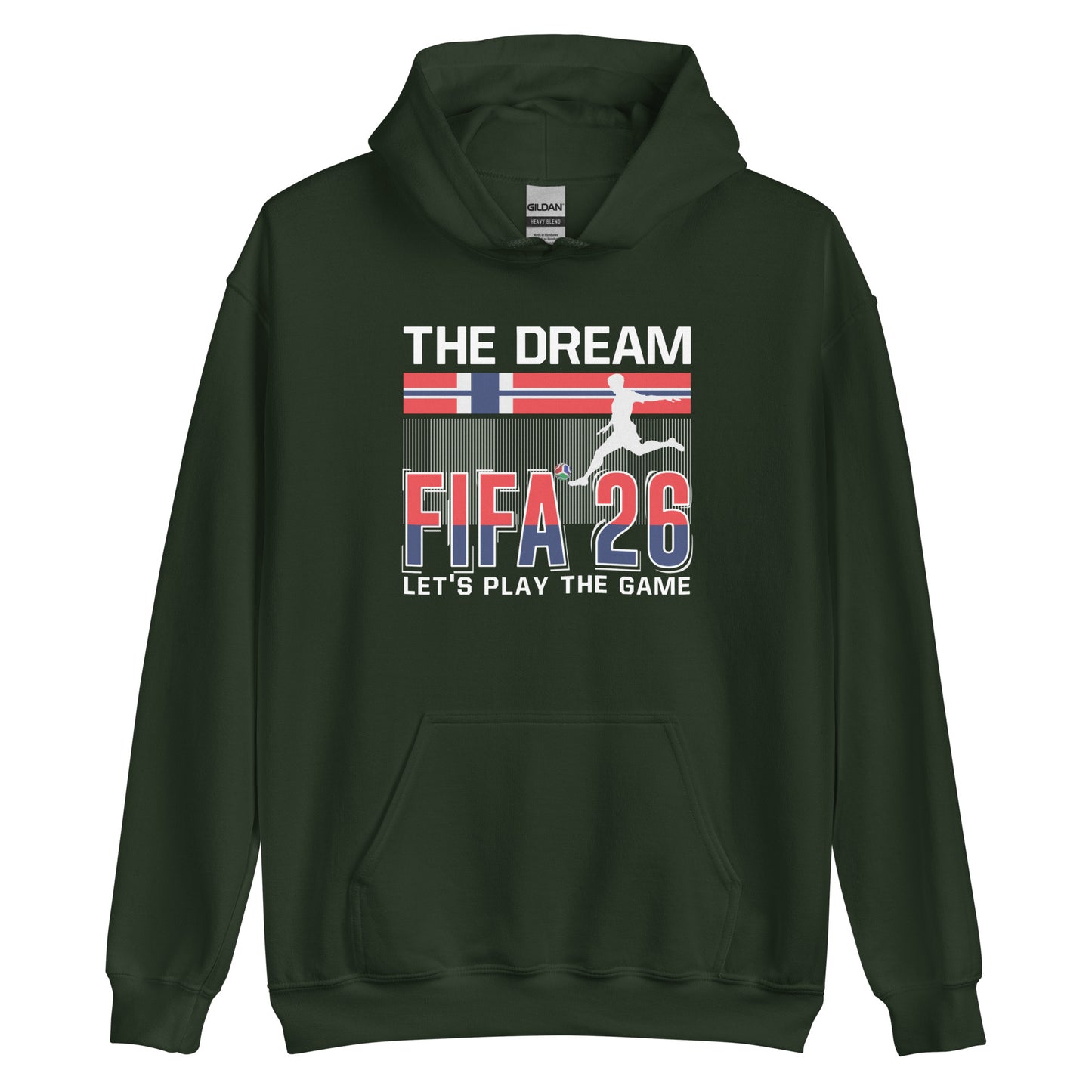 Norway World Cup 2026 Fitted Hoodie | The_Dream