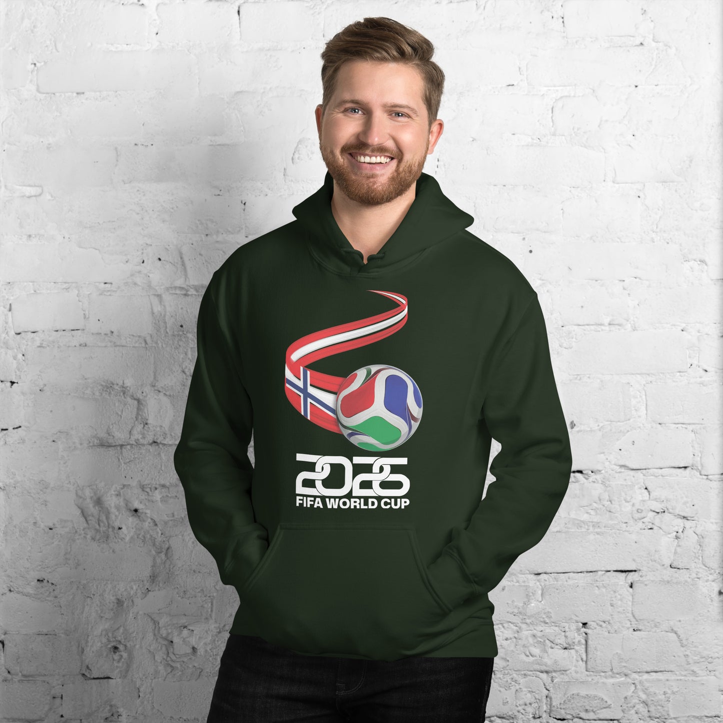 Norway World Cup 2026 Fitted Hoodie | Trionda