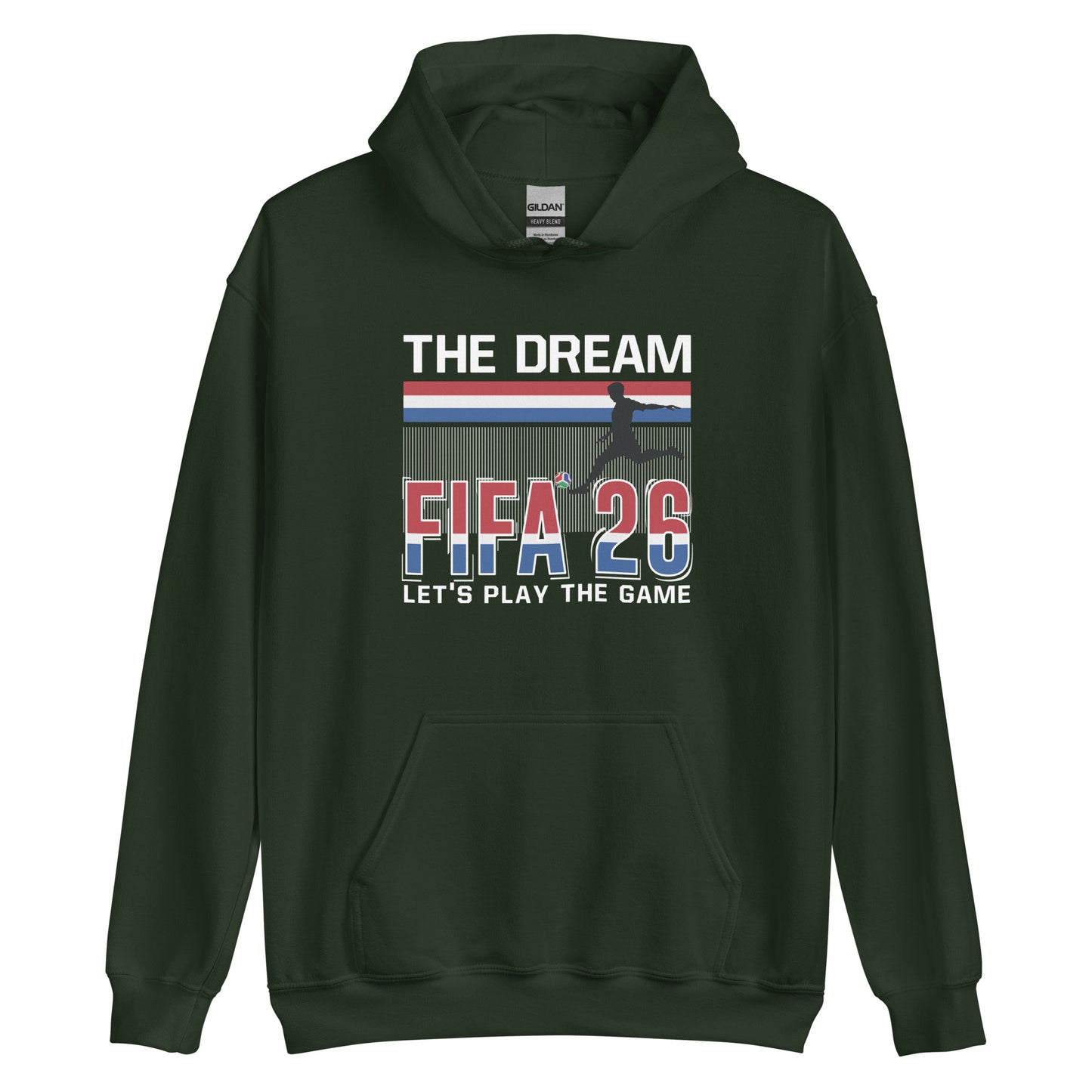Netherlands World Cup 2026 Fitted Hoodie | The_Dream