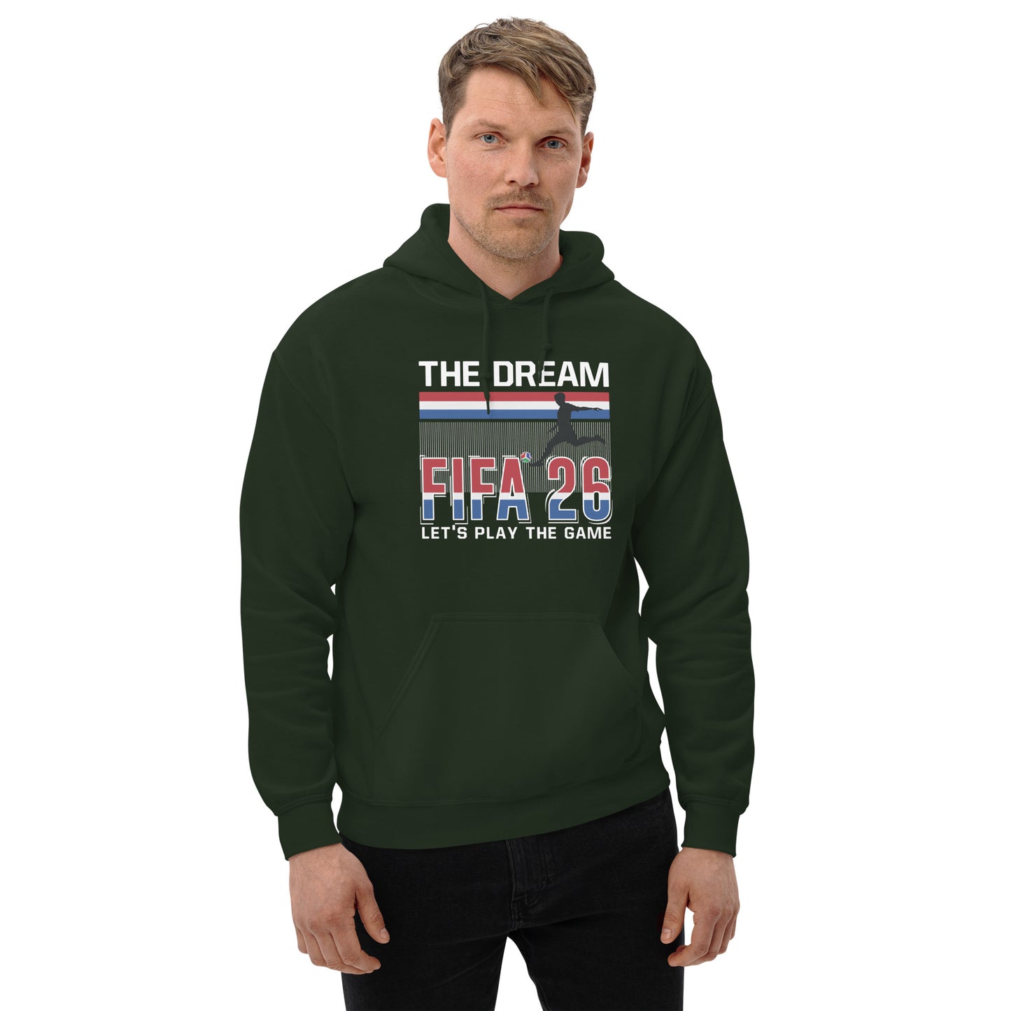 Netherlands World Cup 2026 Fitted Hoodie | The_Dream
