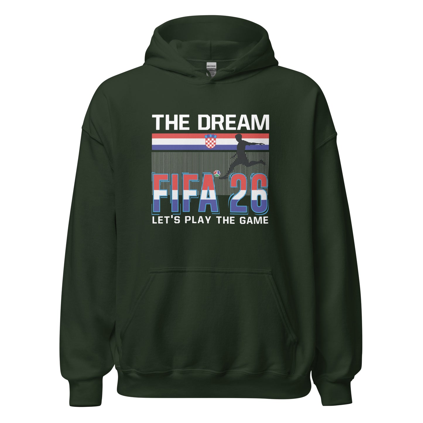 Croatia World Cup 2026 Fitted Hoodie | The_Dream