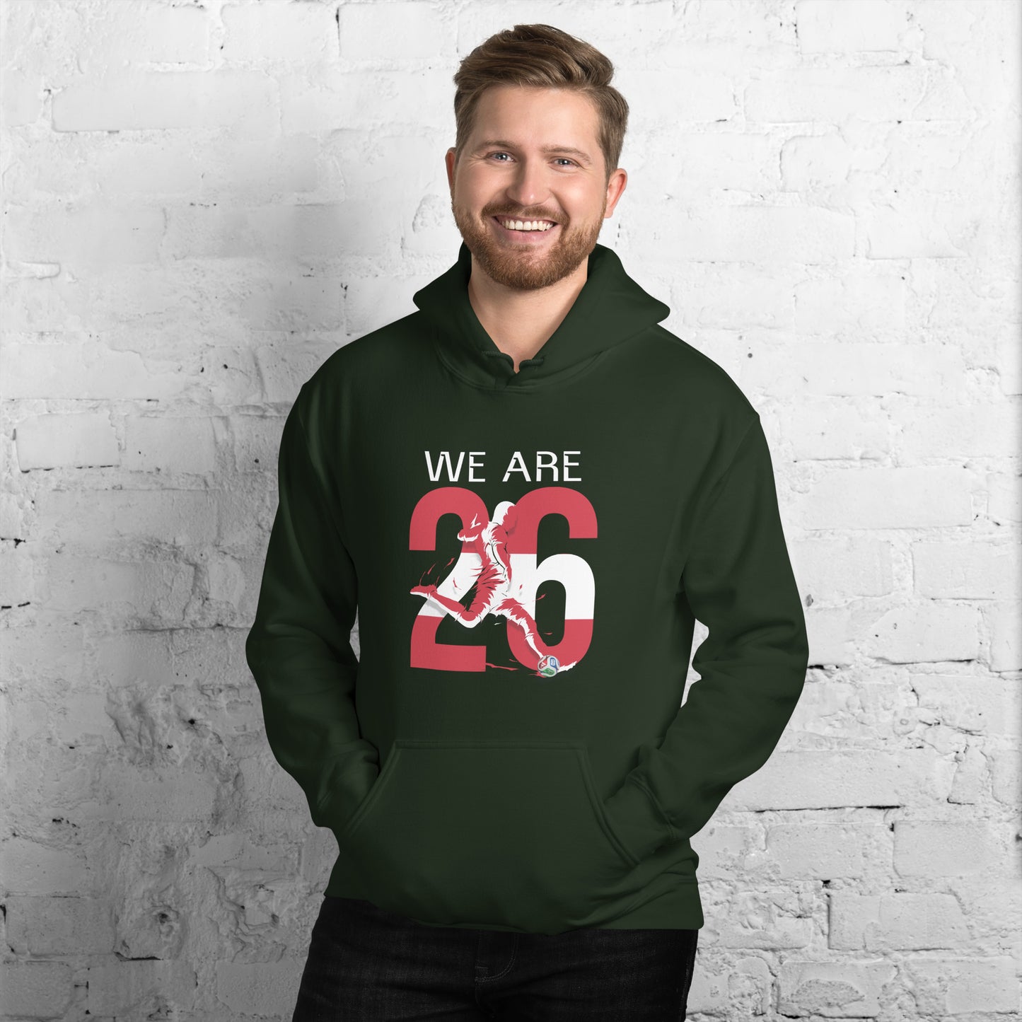 Austria World Cup 2026 Fitted Hoodie | We_Are_26