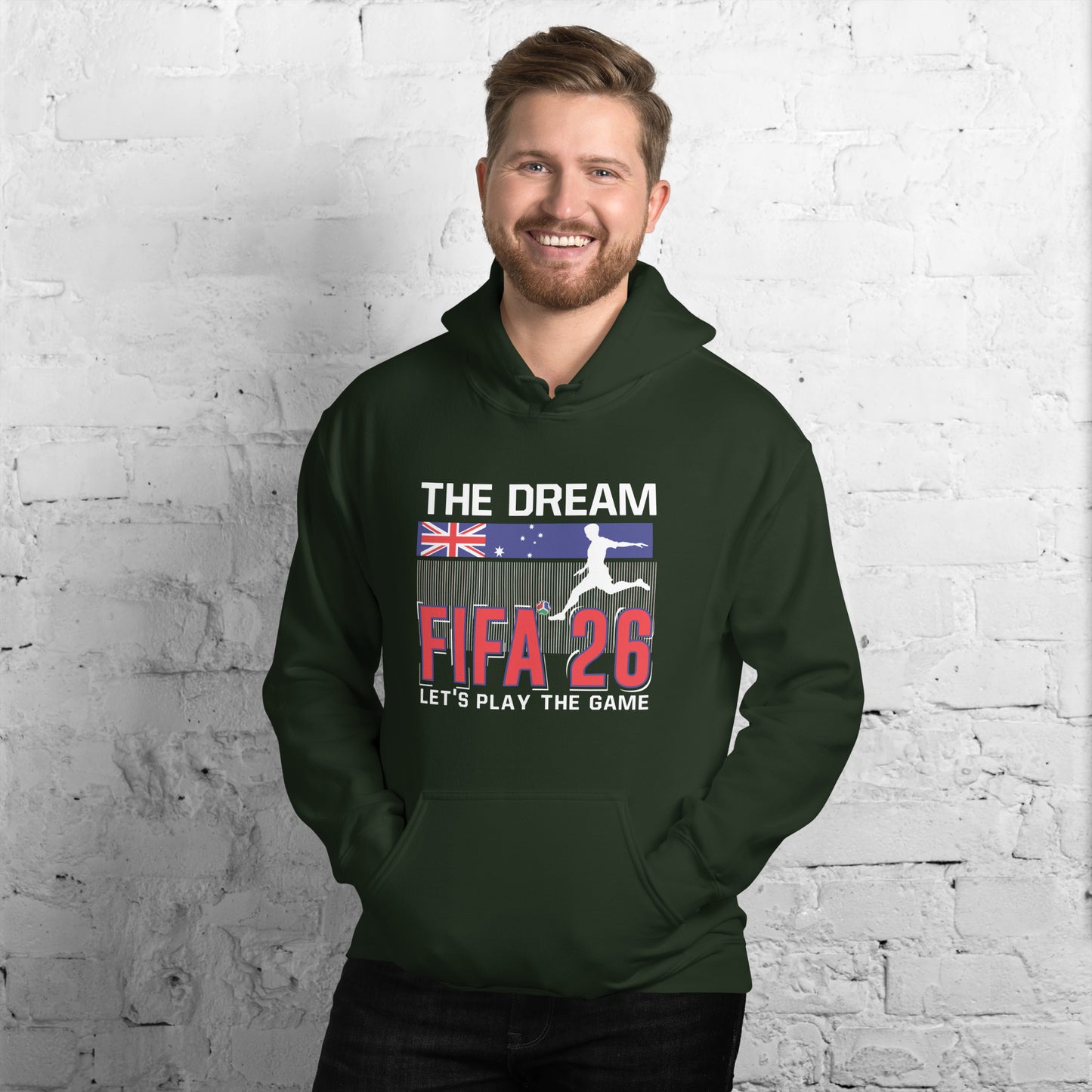 Australia World Cup 2026 Fitted Hoodie | The_Dream