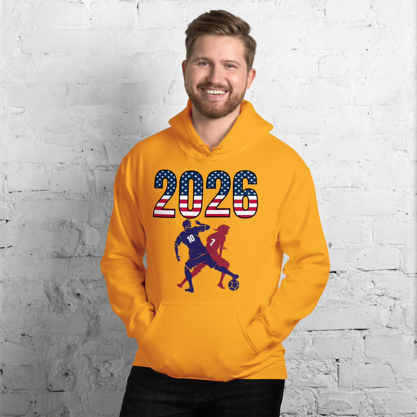 USA World Cup 2026 Fitted Hoodie | Smart Tackle