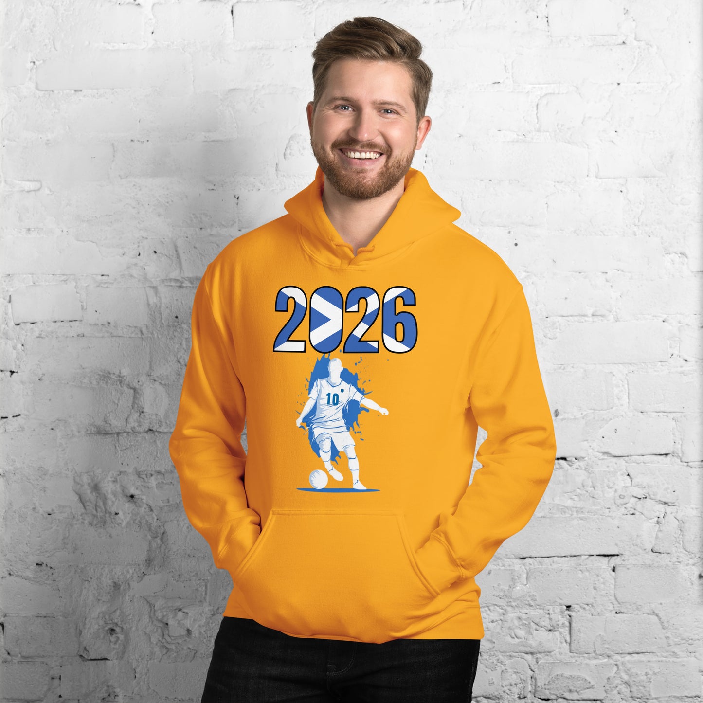 Scotland World Cup 2026 Fitted Hoodie | Slick_Move_WH