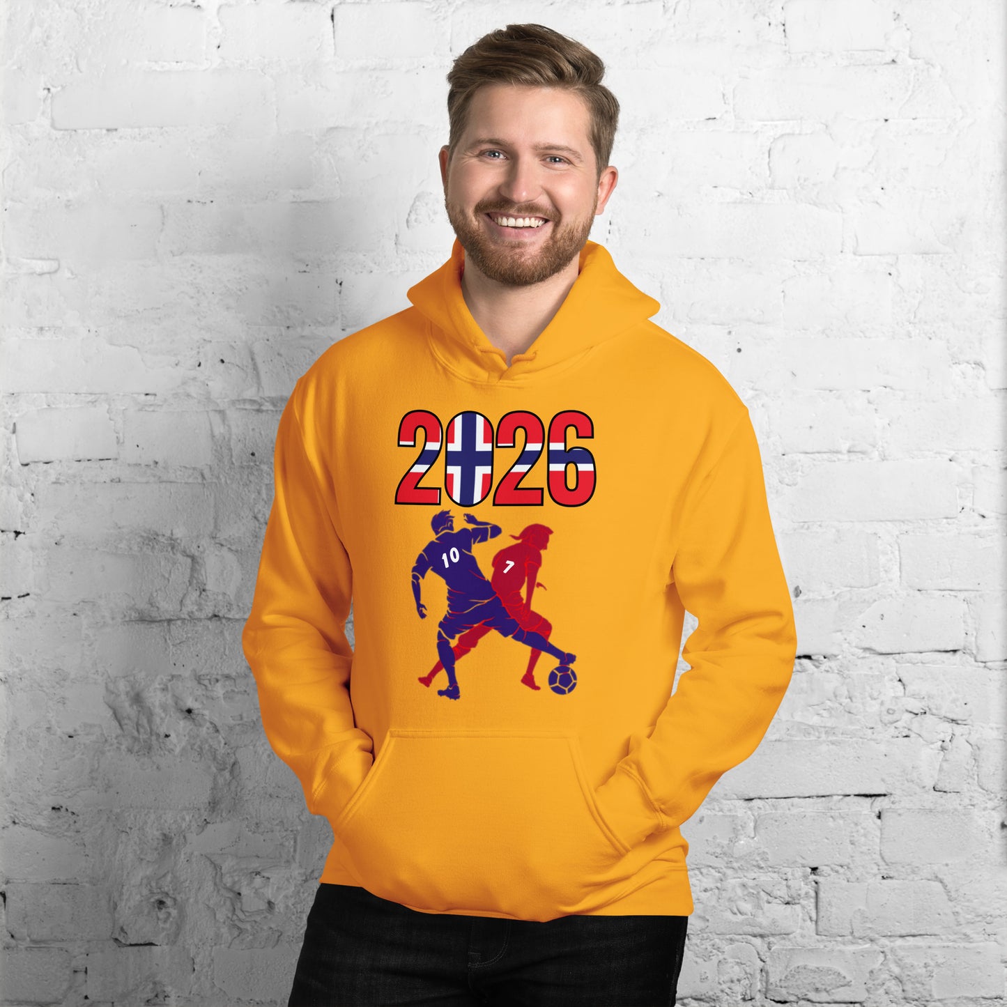 Norway World Cup 2026 Fitted Hoodie | Smart_Tackle