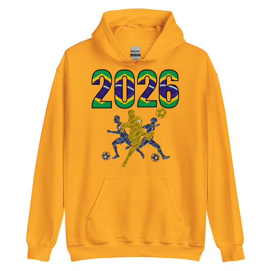 Brazil World Cup 2026 Fitted Hoodie | Sprints_Trio_YL