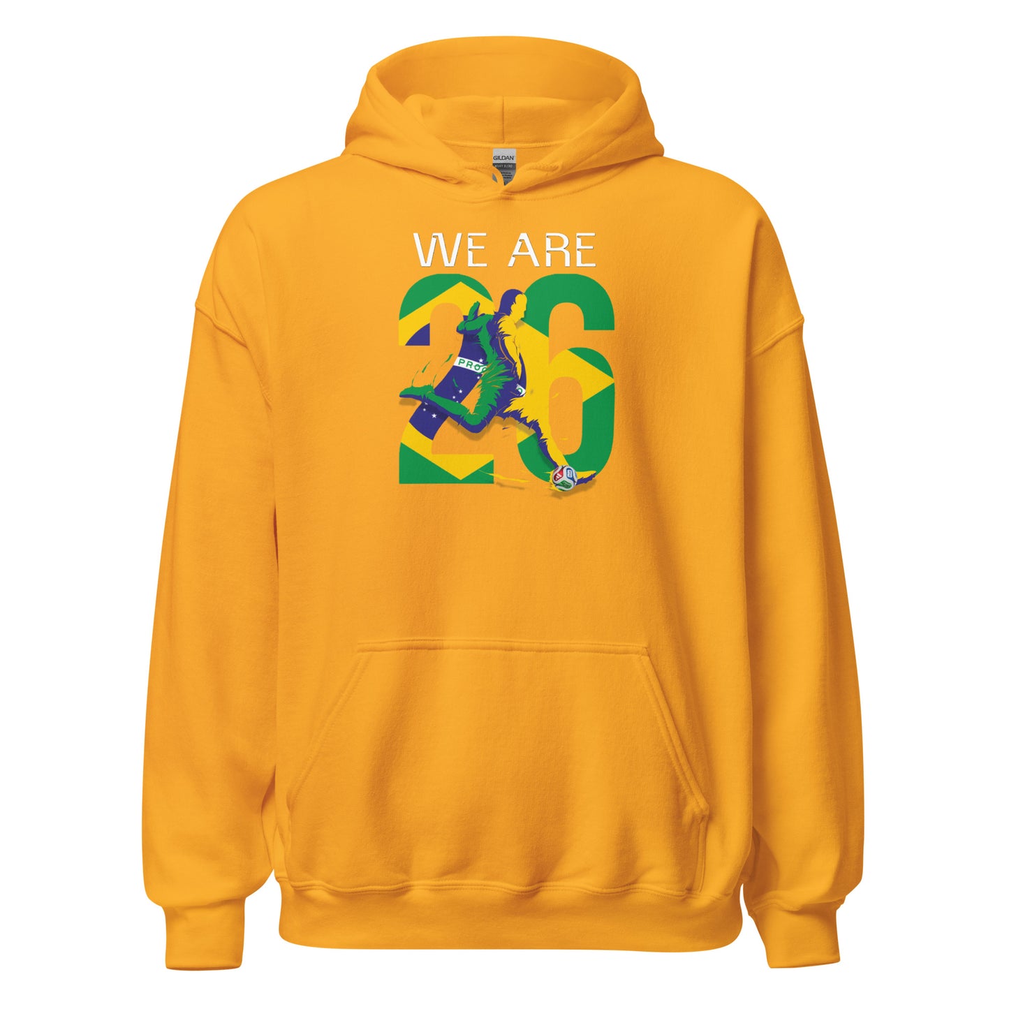 Brazil World Cup 2026 Fitted Hoodie | We_Are_26