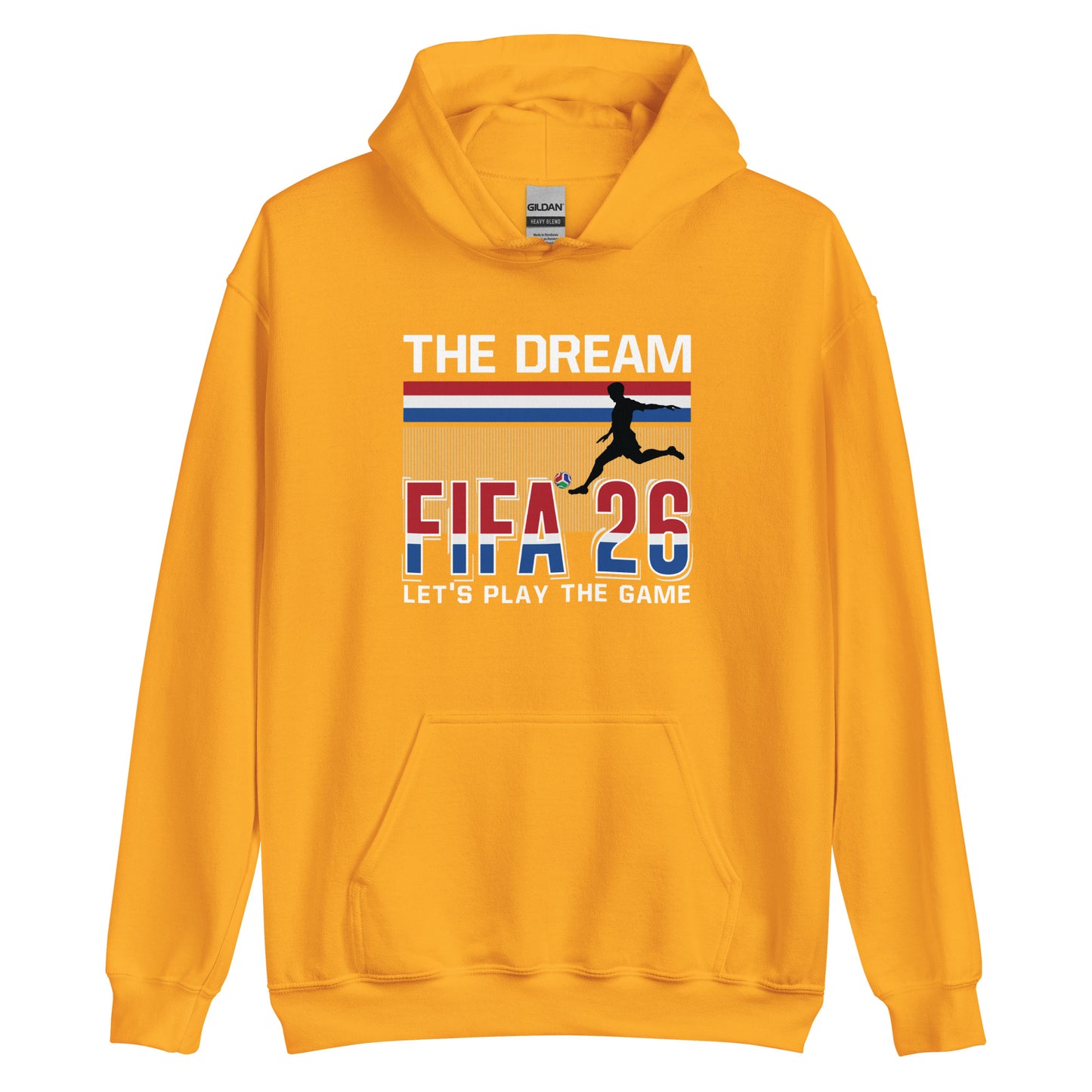 Netherlands World Cup 2026 Fitted Hoodie | The_Dream