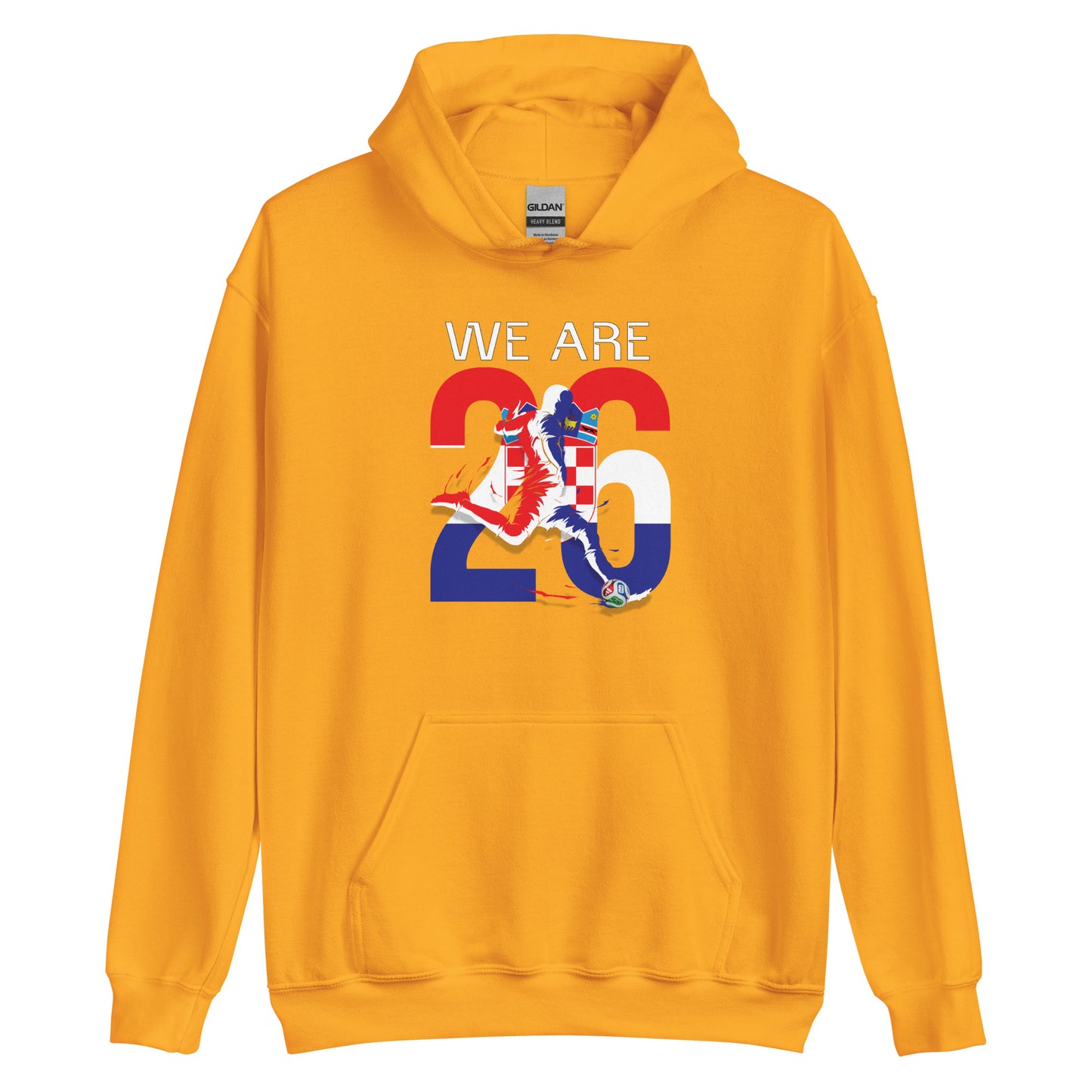 Croatia World Cup 2026 Fitted Hoodie | We_Are_26