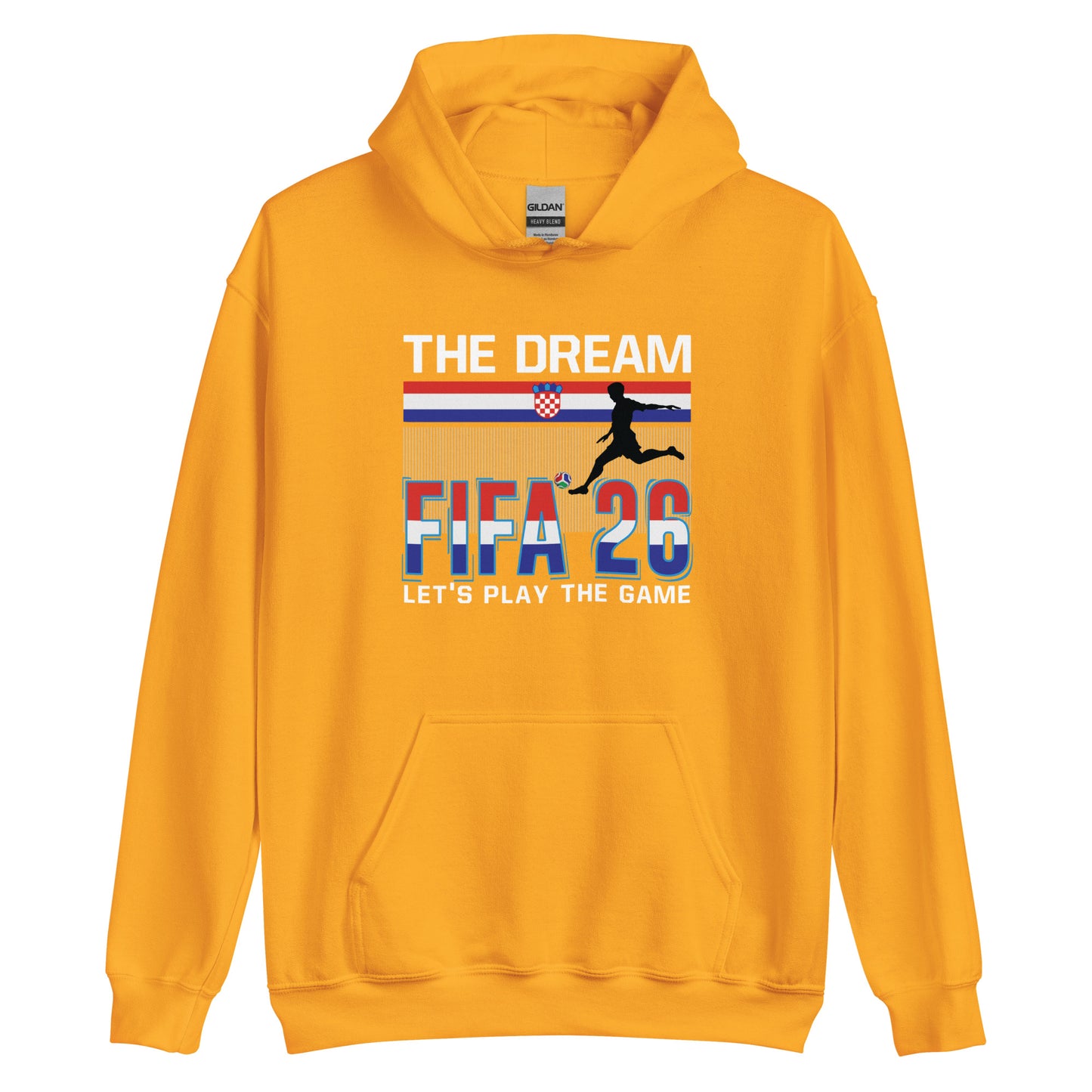 Croatia World Cup 2026 Fitted Hoodie | The_Dream