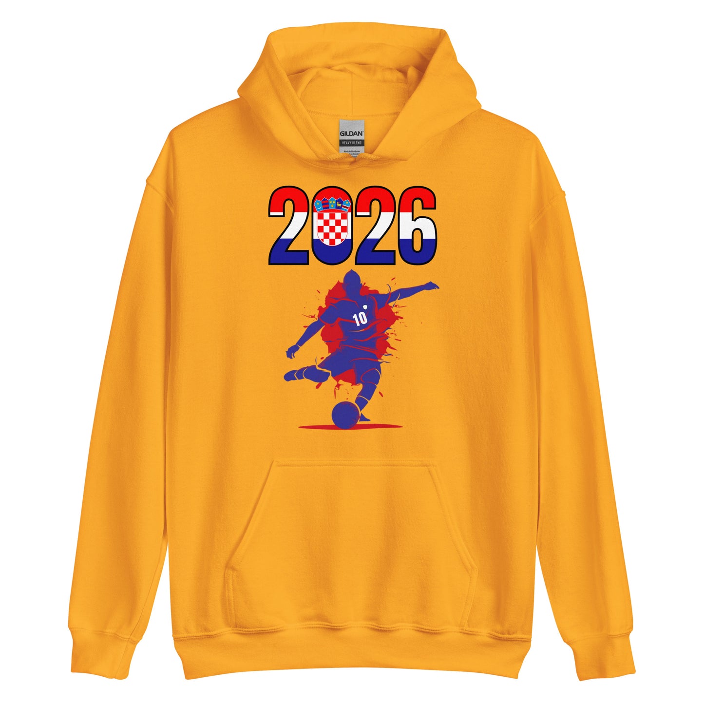 Croatia World Cup 2026 Fitted Hoodie | Let's Play