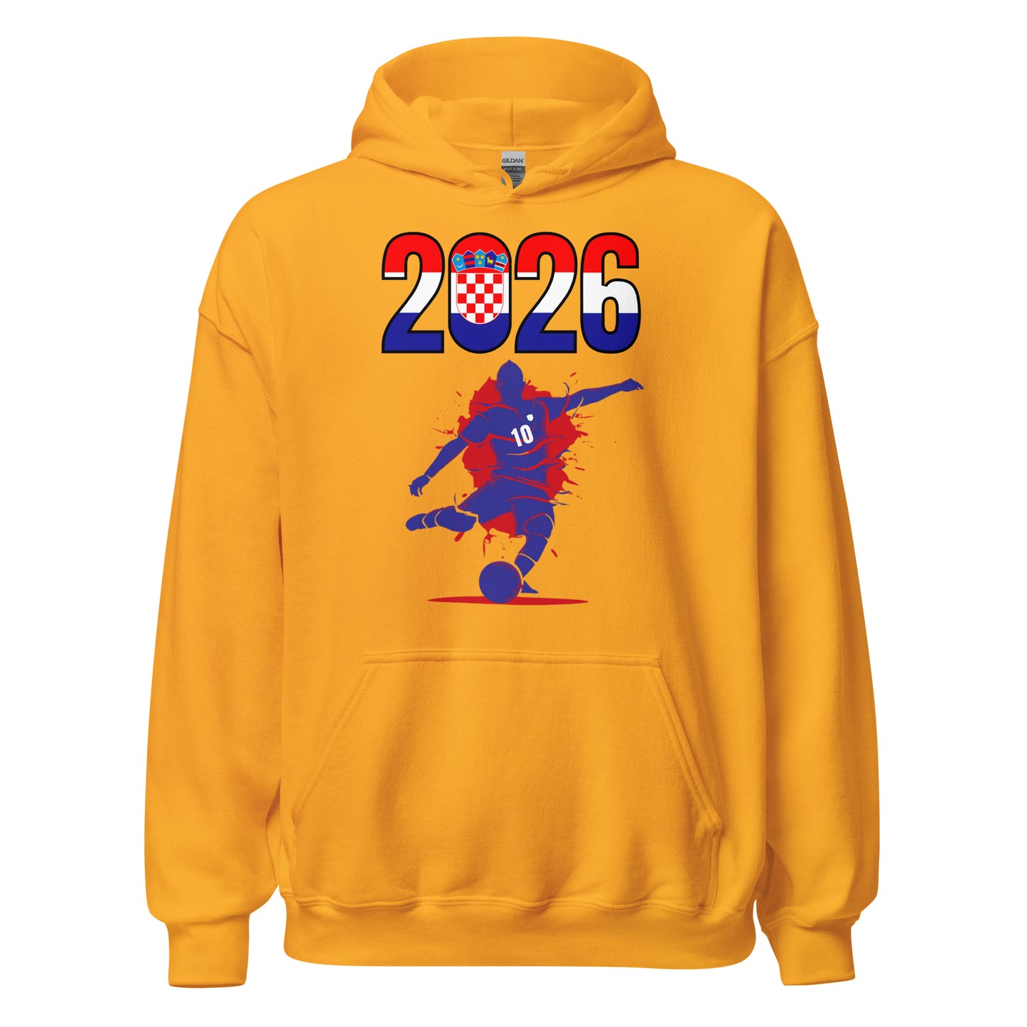 Croatia World Cup 2026 Fitted Hoodie | Let's Play