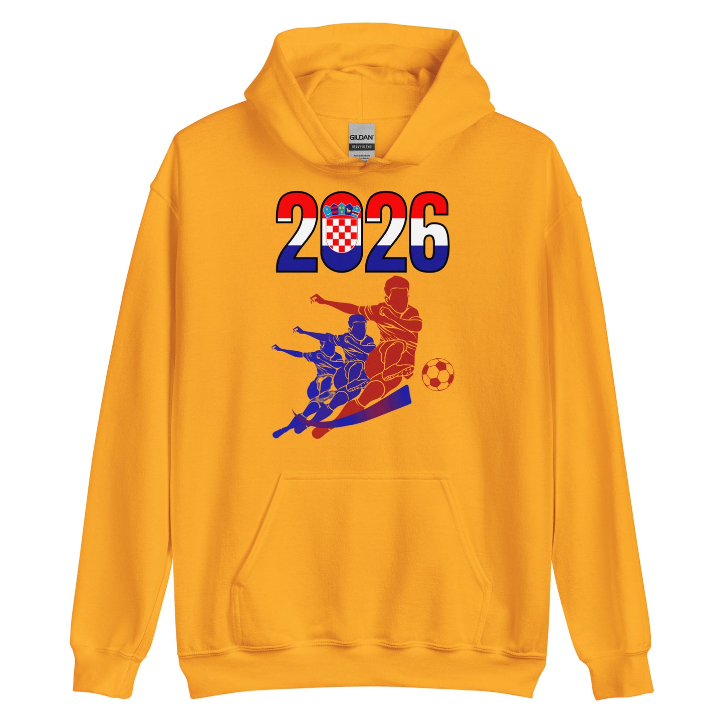Croatia World Cup 2026 Fitted Hoodie | Rising_Jist