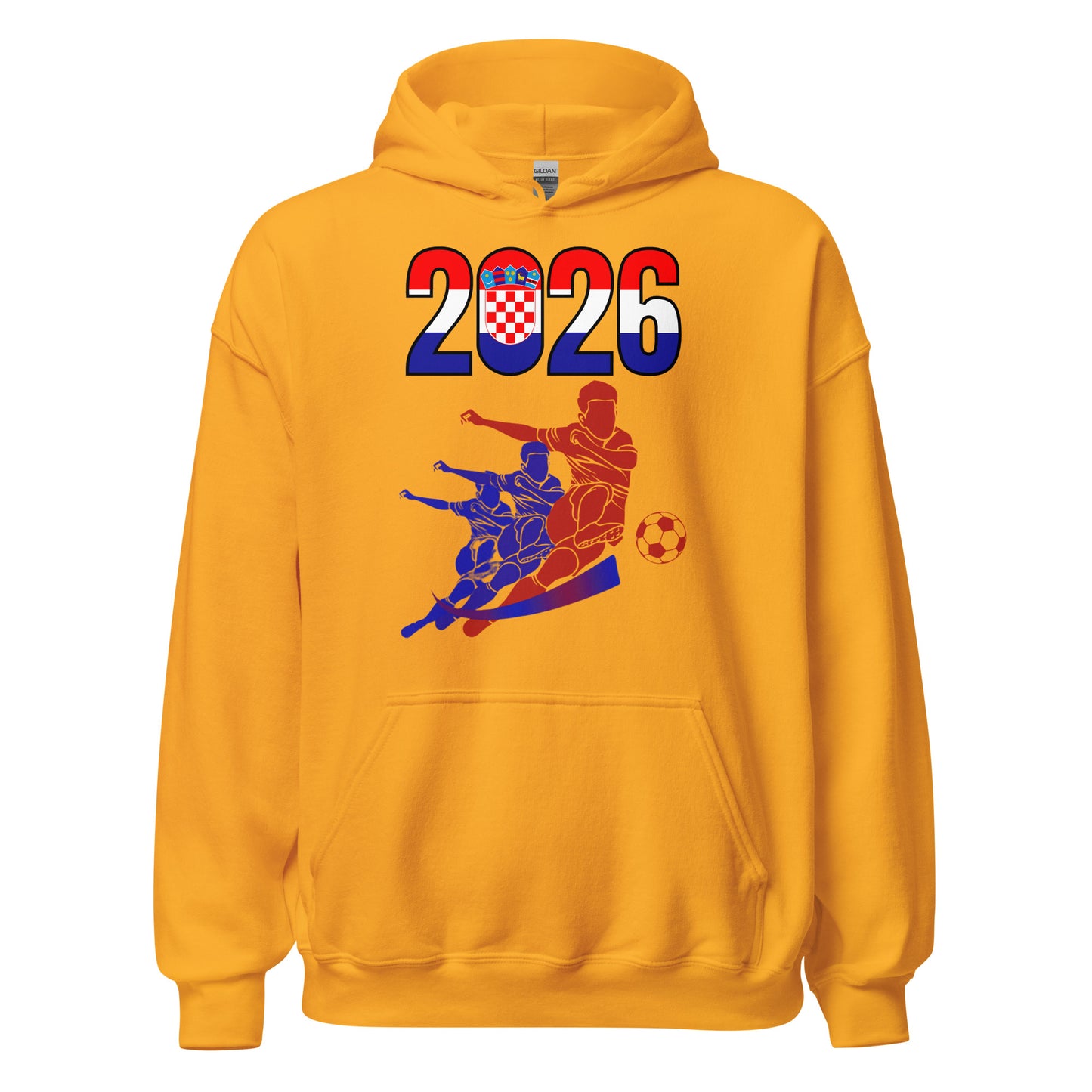 Croatia World Cup 2026 Fitted Hoodie | Rising_Jist
