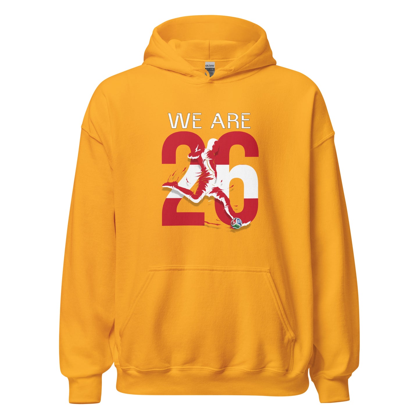 Austria World Cup 2026 Fitted Hoodie | We_Are_26