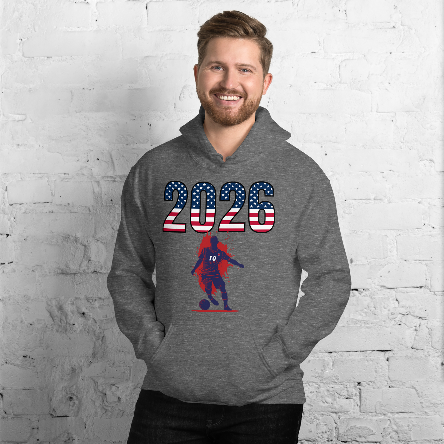 USA World Cup 2026 Fitted Hoodie | SlickMove_BL