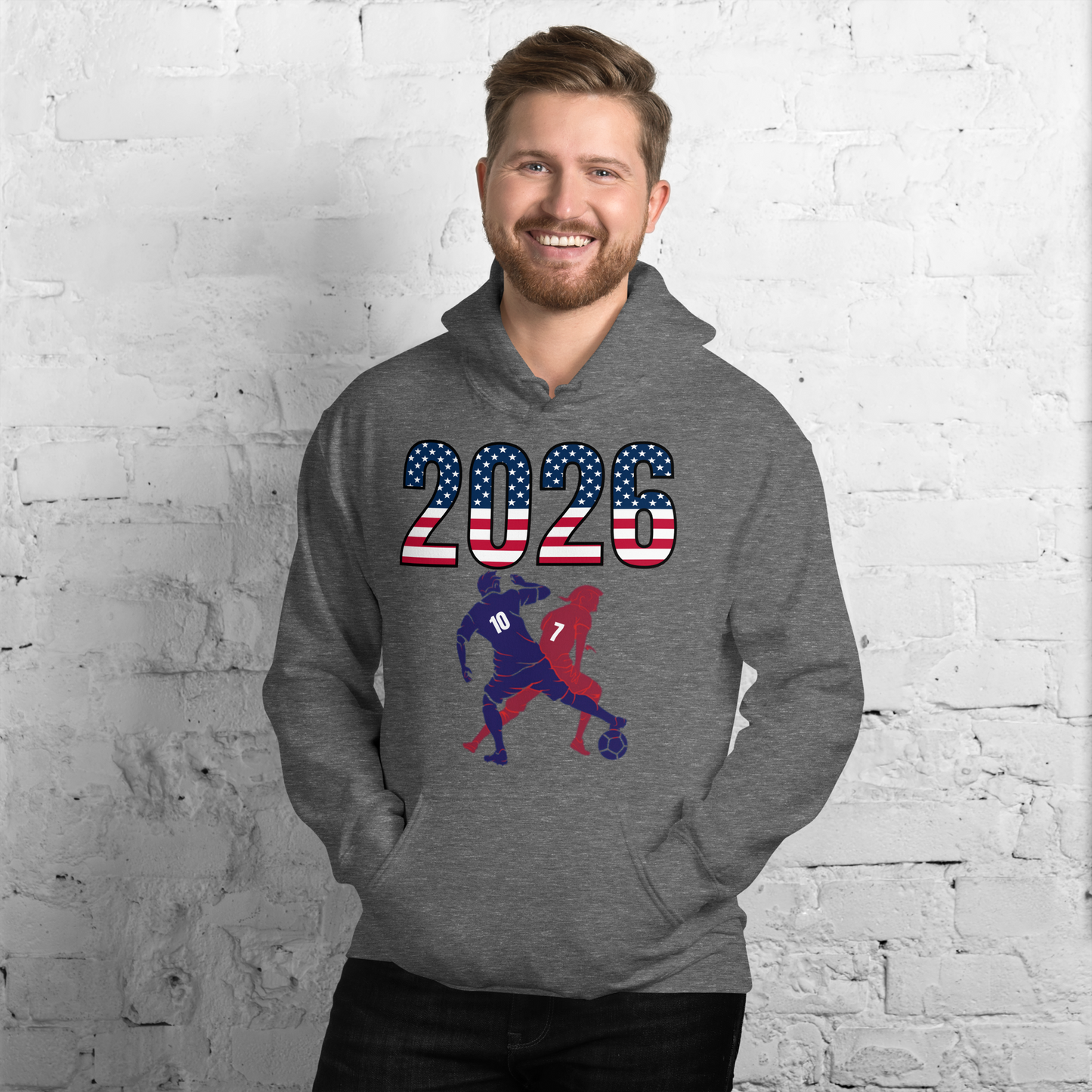 USA World Cup 2026 Fitted Hoodie | Smart Tackle