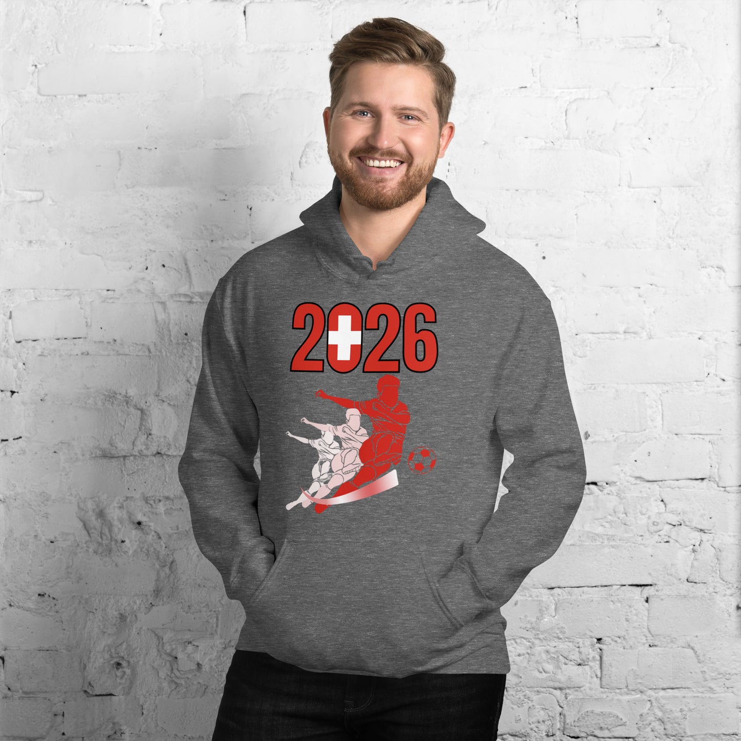 Switzerland World Cup 2026 Fitted Hoodie | Rising_Jist
