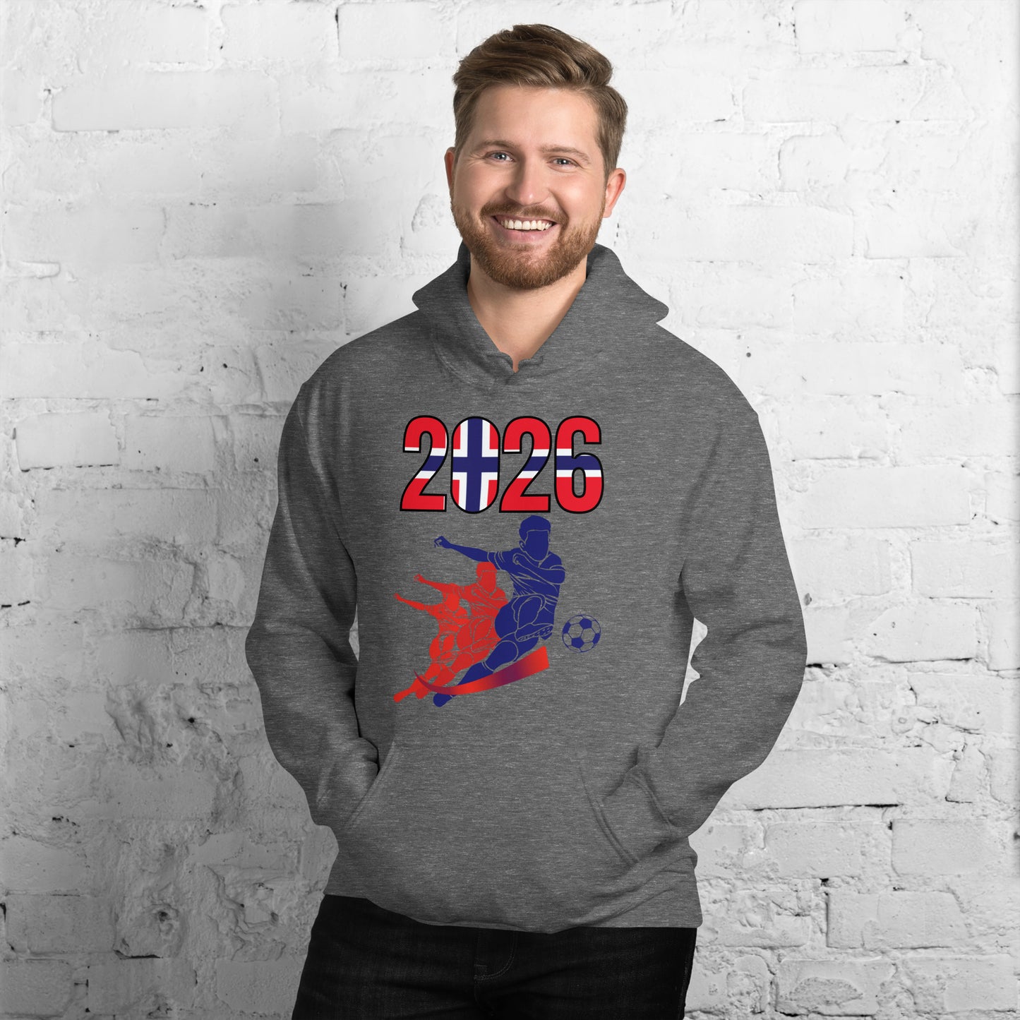 Norway World Cup 2026 Fitted Hoodie | Rising_Jist