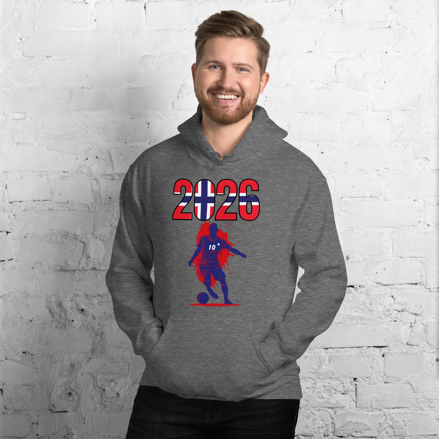 Norway World Cup 2026 Fitted Hoodie | Slick Move_BL