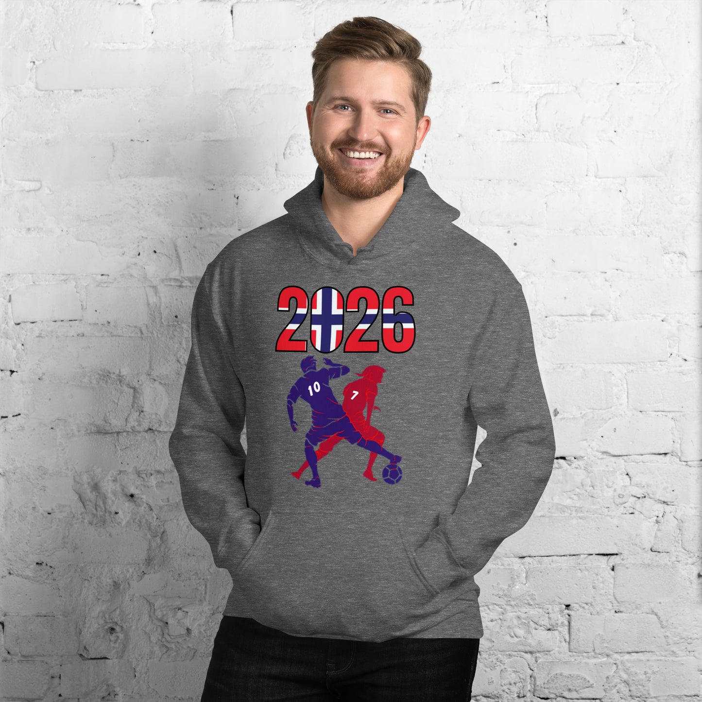 Norway World Cup 2026 Fitted Hoodie | Smart_Tackle