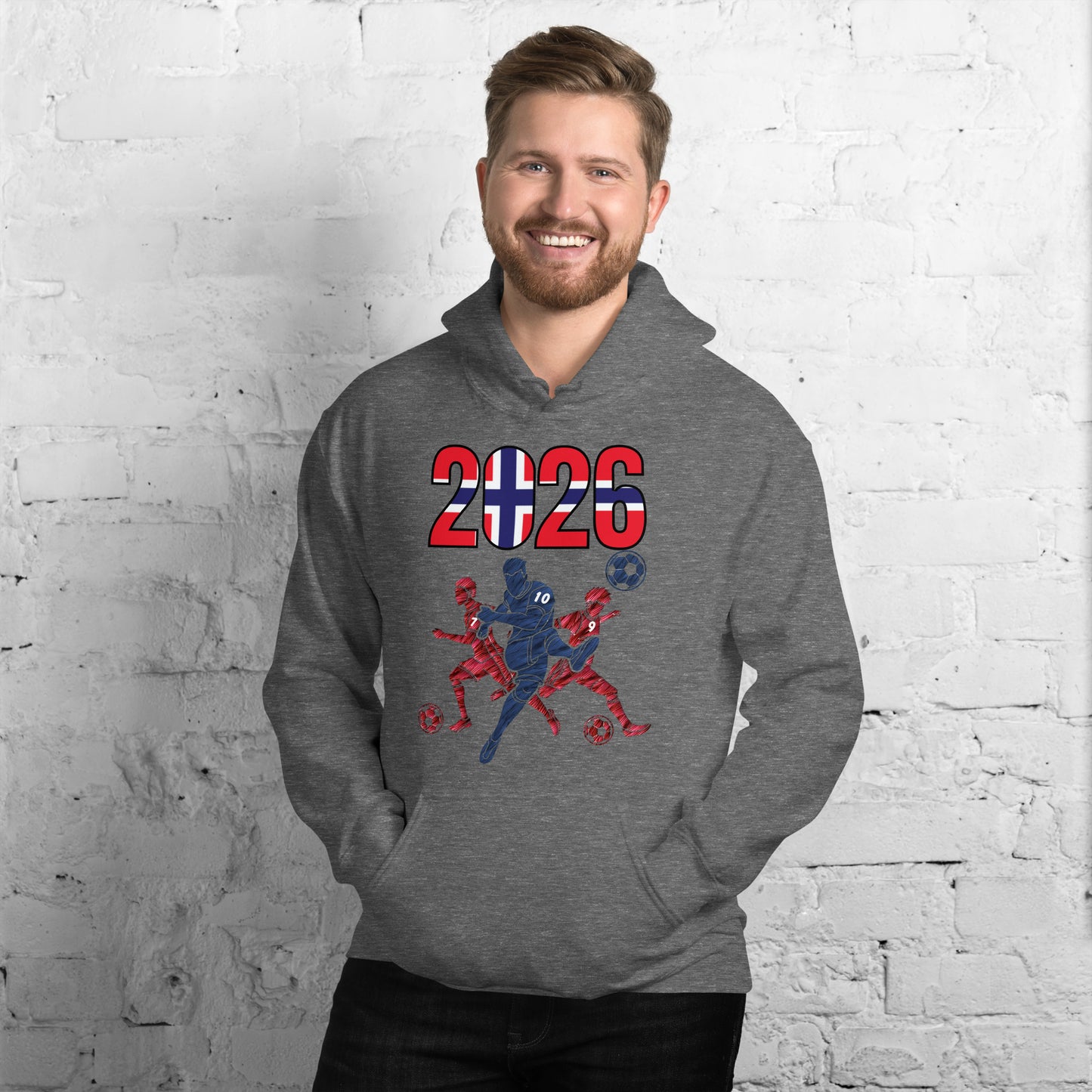 Norway World Cup 2026 Fitted Hoodie | Sprints_Trio