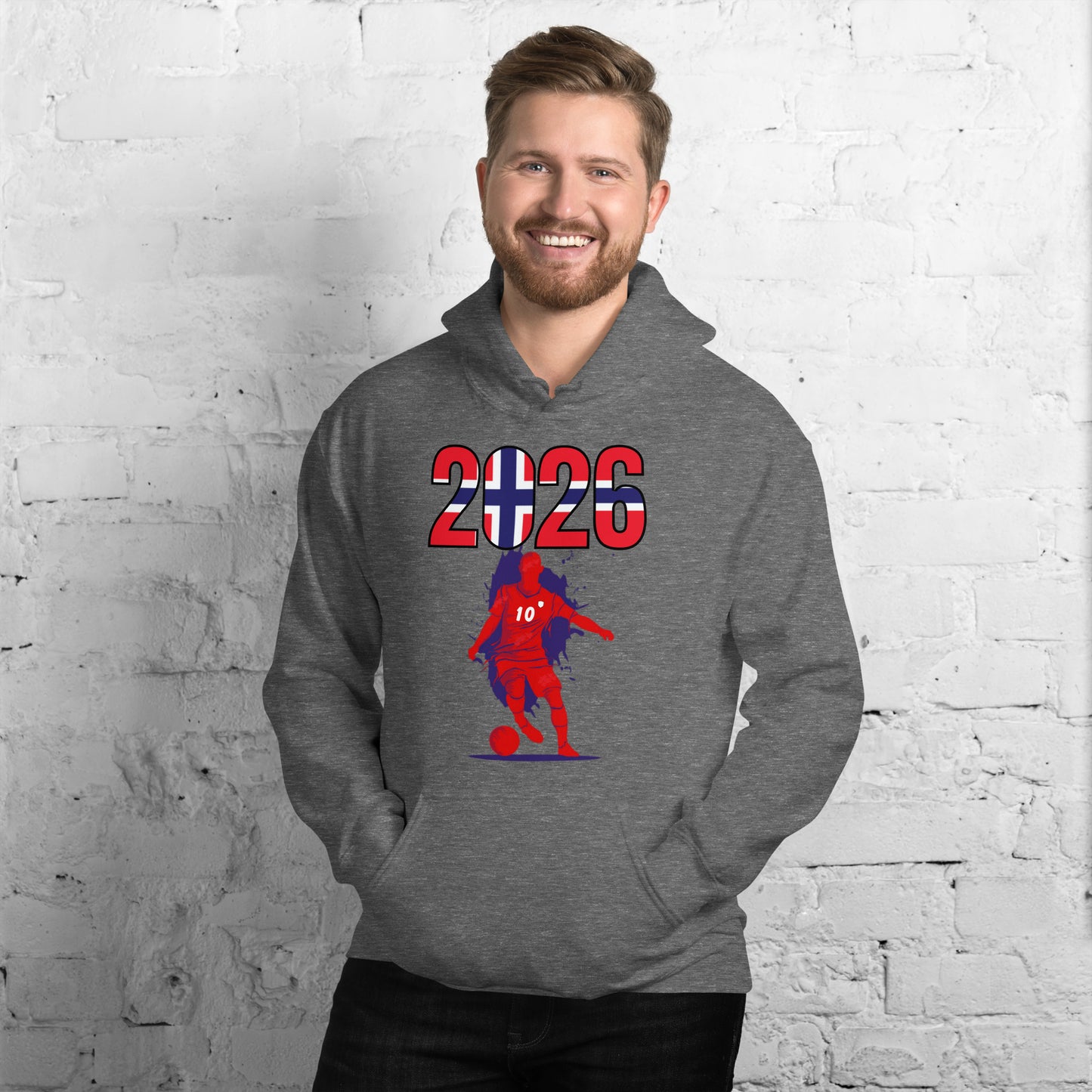 Norway World Cup 2026 Fitted Hoodie | Slick Move_RD