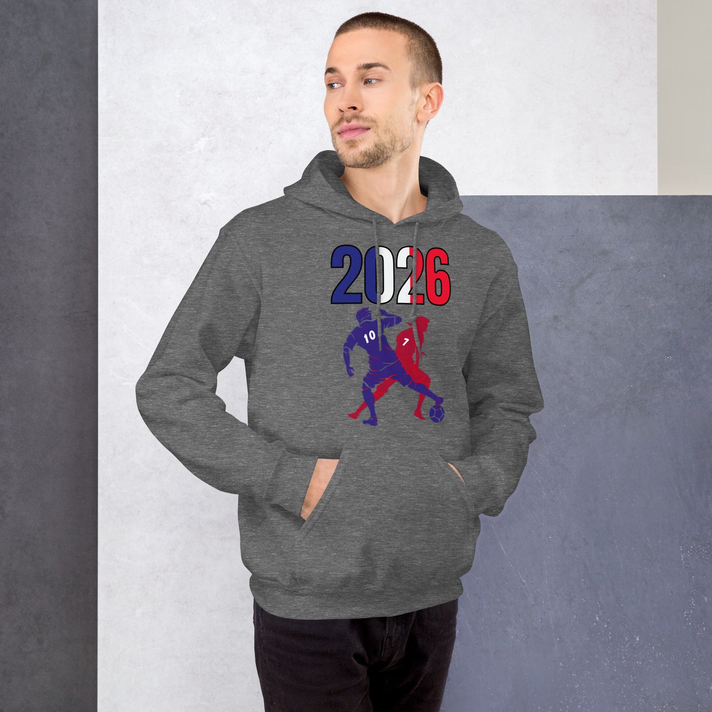 France World Cup 2026 Fitted Hoodie | Smart_Tackle