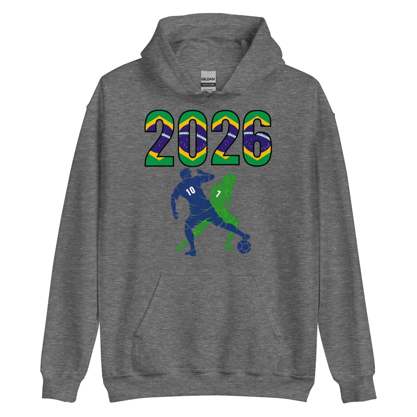 Brazil World Cup 2026 Fitted Hoodie | Smart_Tackle