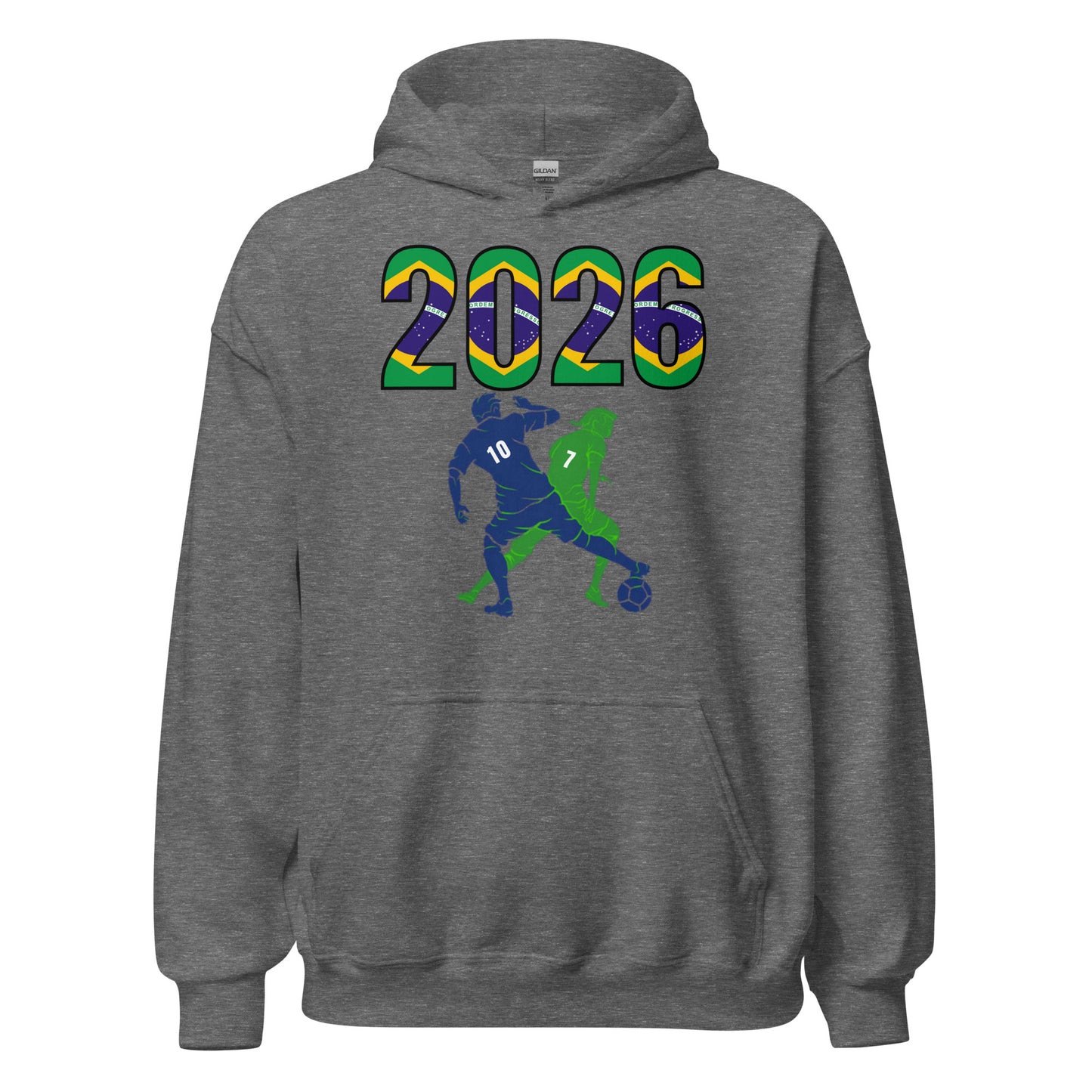 Brazil World Cup 2026 Fitted Hoodie | Smart_Tackle