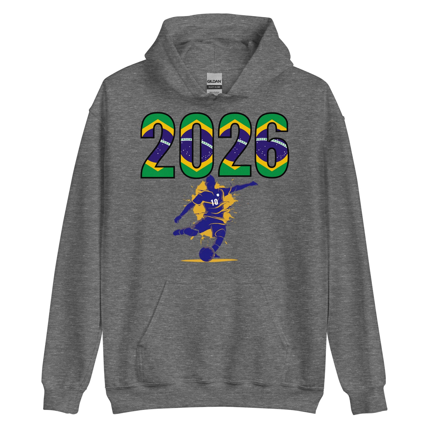 Brazil World Cup 2026 Fitted Hoodie | Let's_Play_BL